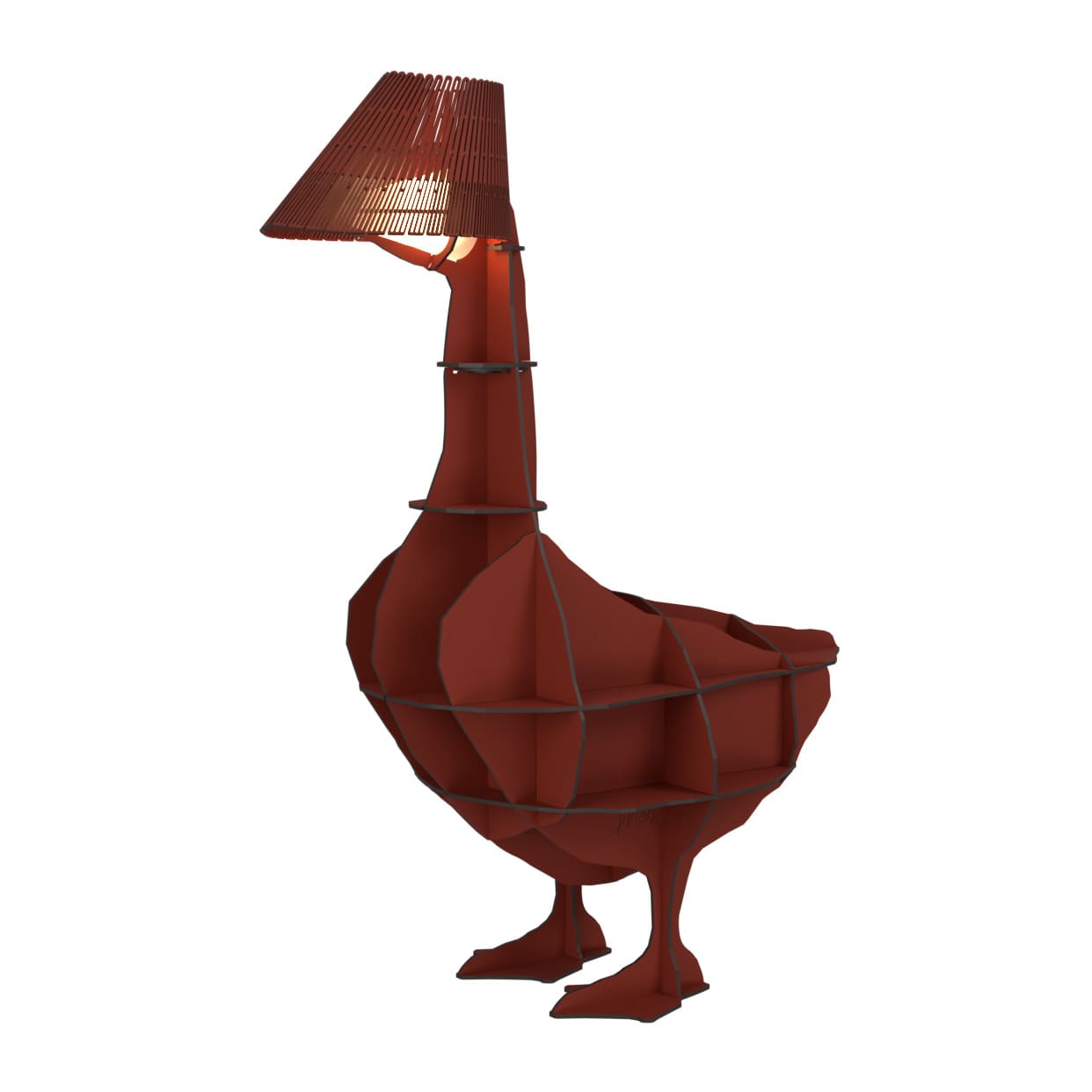 Lamp JUNON baksteen