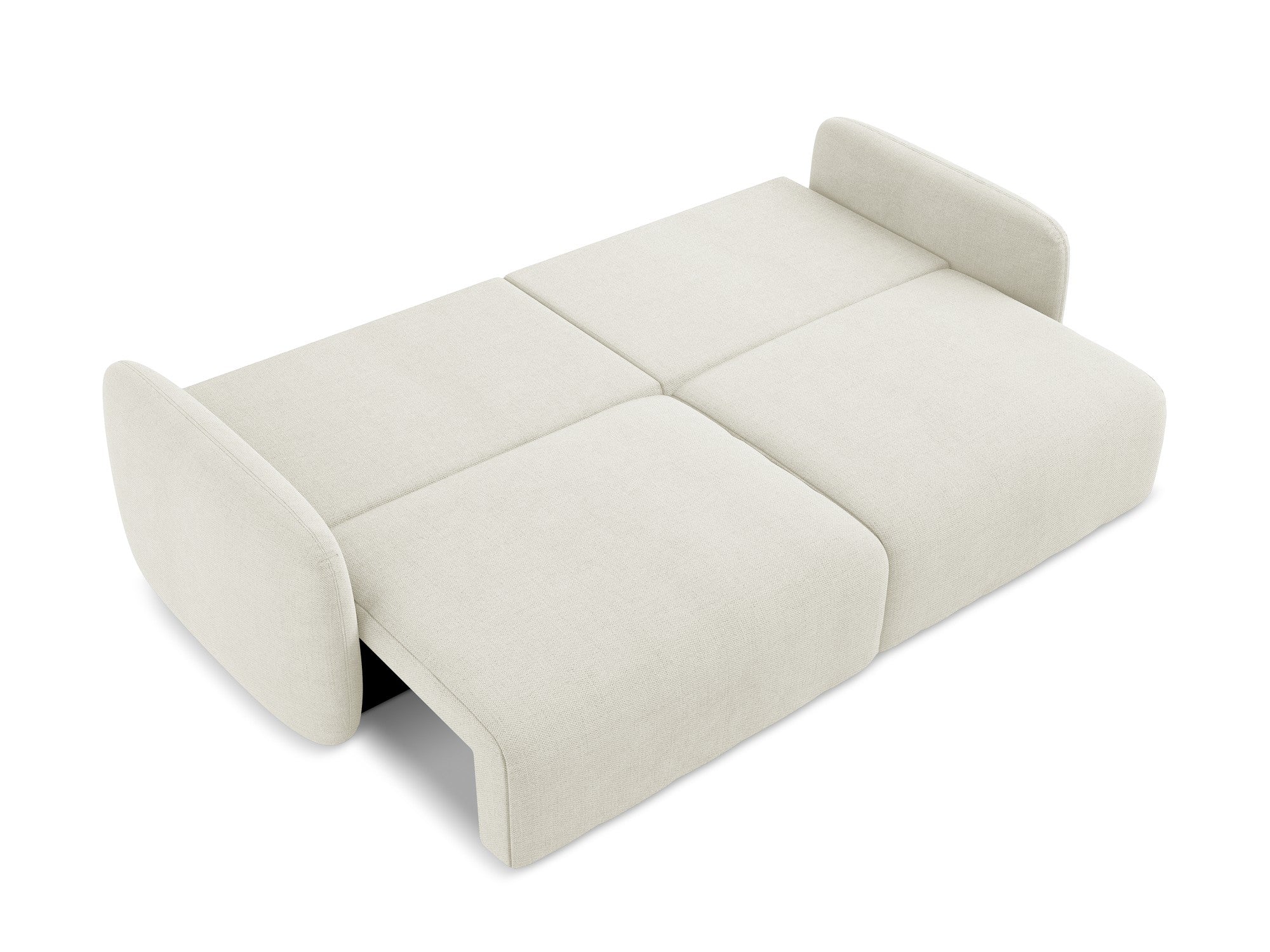 Sofa 3-Sitzer mit Schlaffunktion KALENA beige