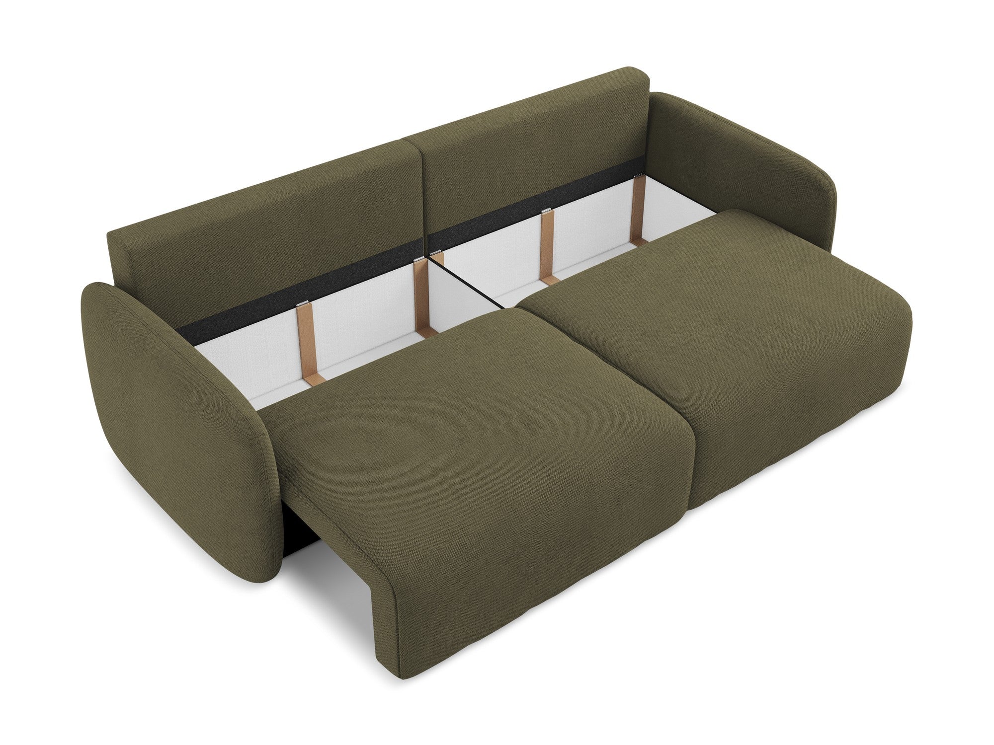 3-Seater Sofa with Sleeping Function KALENA Olive