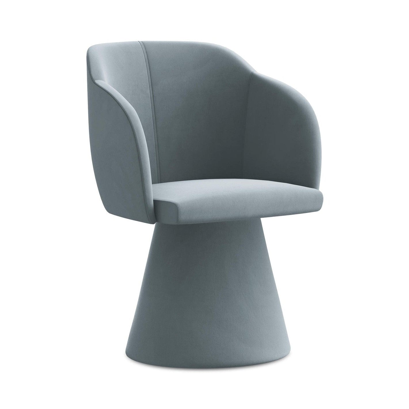 Samtstuhl KANOA hellblau