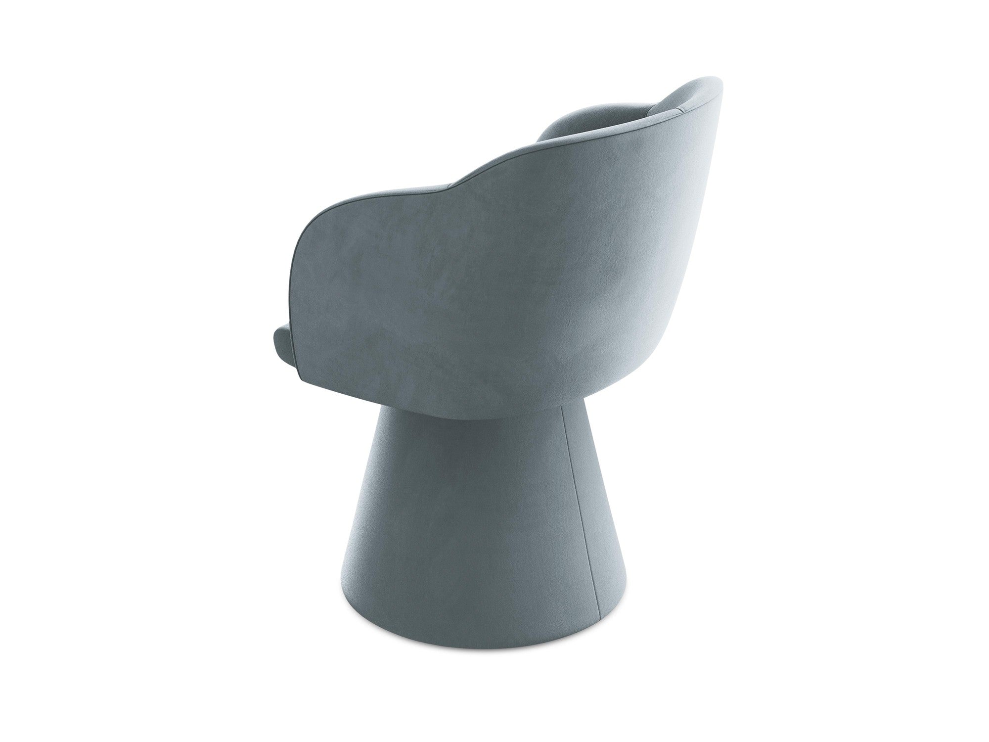 Samtstuhl KANOA hellblau