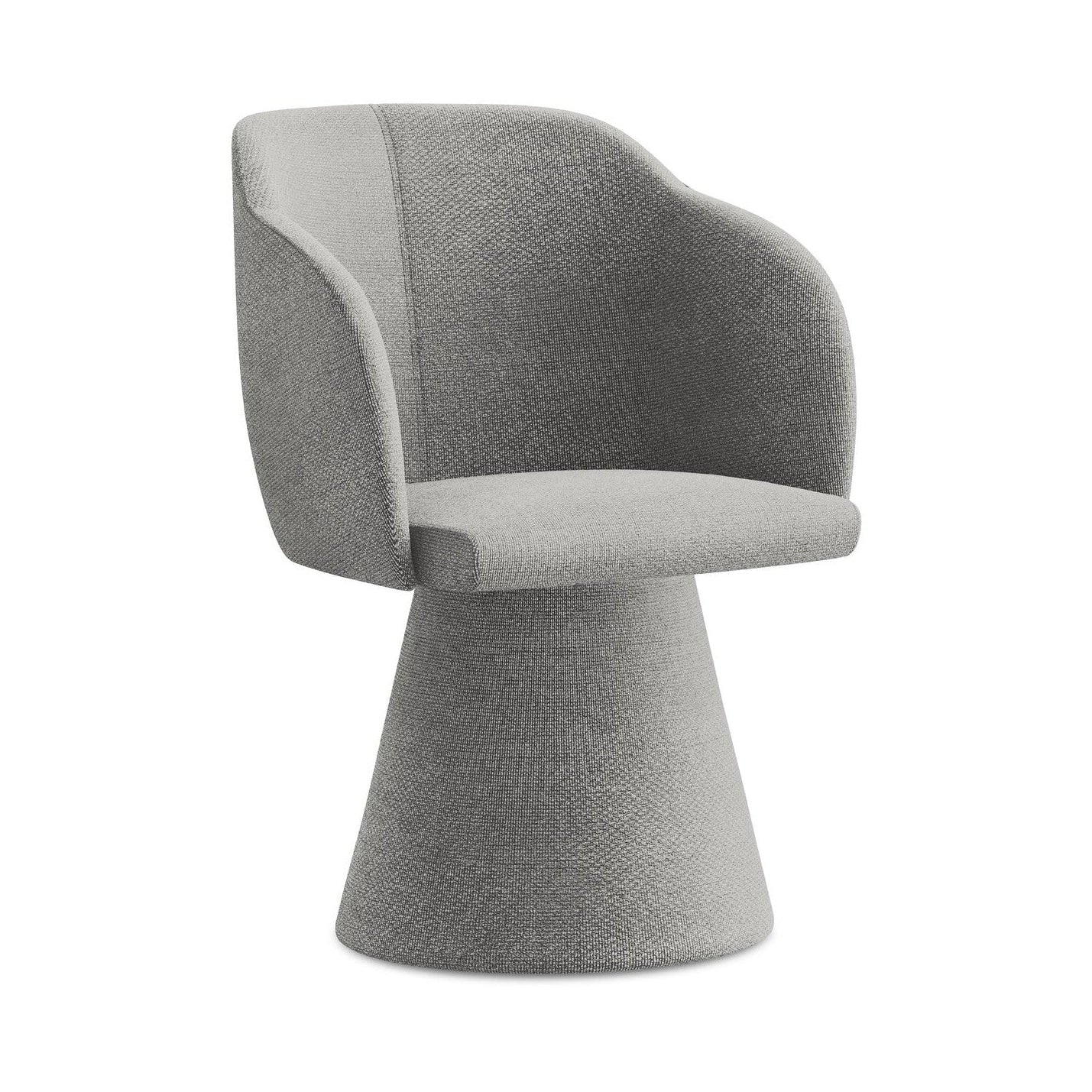 Stoel KANOA lichtgrijze boucle