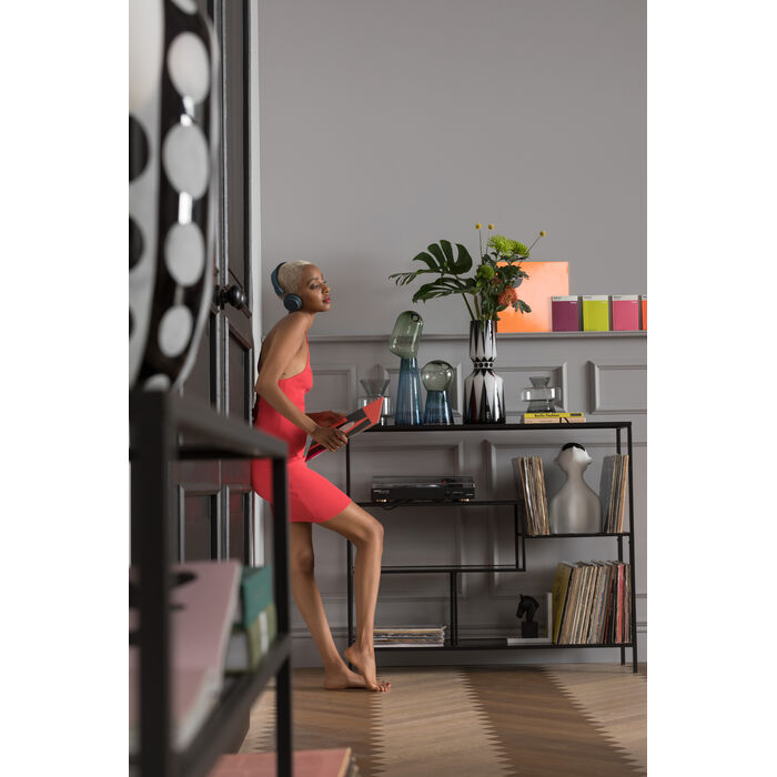 Konsolentafel met planken LOFT zwart