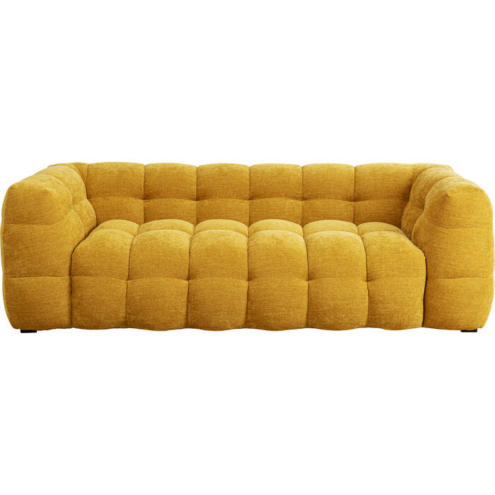 Sofa 3-zits SALAMANCA gele sjaal