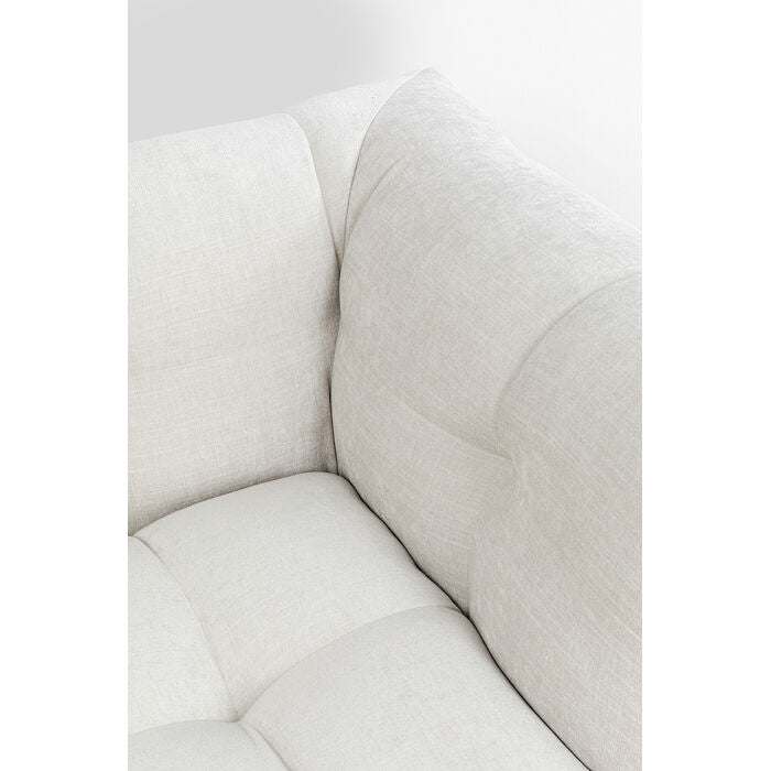 Sofa 3-zits SALAMANCA crèmekleurig szenil