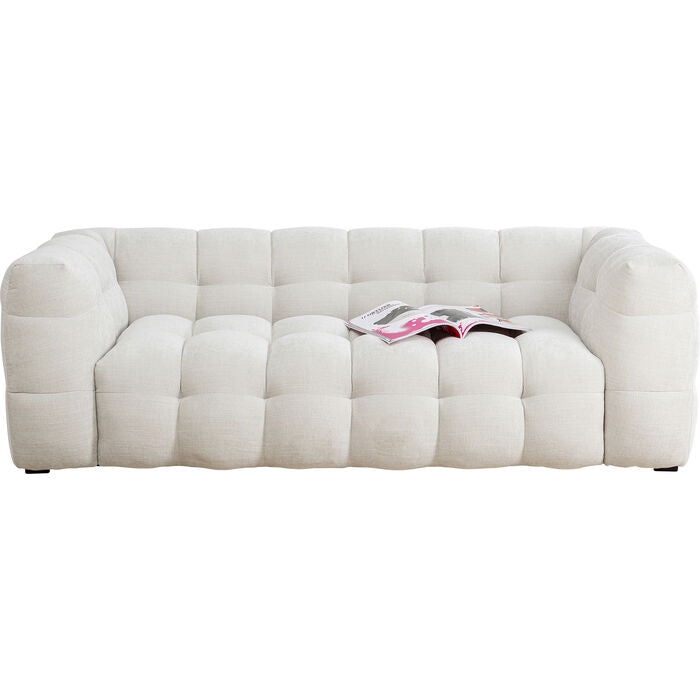 Sofa 3-zits SALAMANCA crèmekleurig szenil
