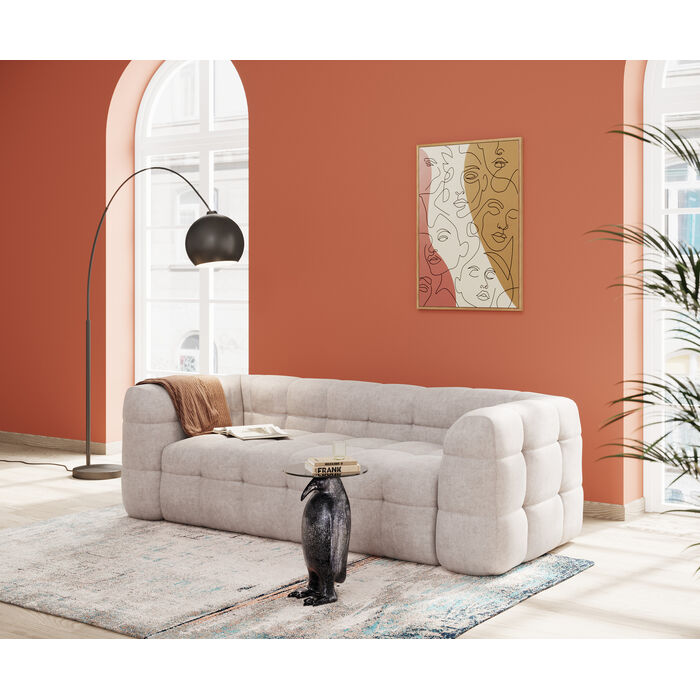 Sofa 3-zits SALAMANCA crèmekleurig szenil