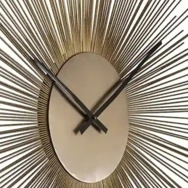 Muurklok CHASIN goud