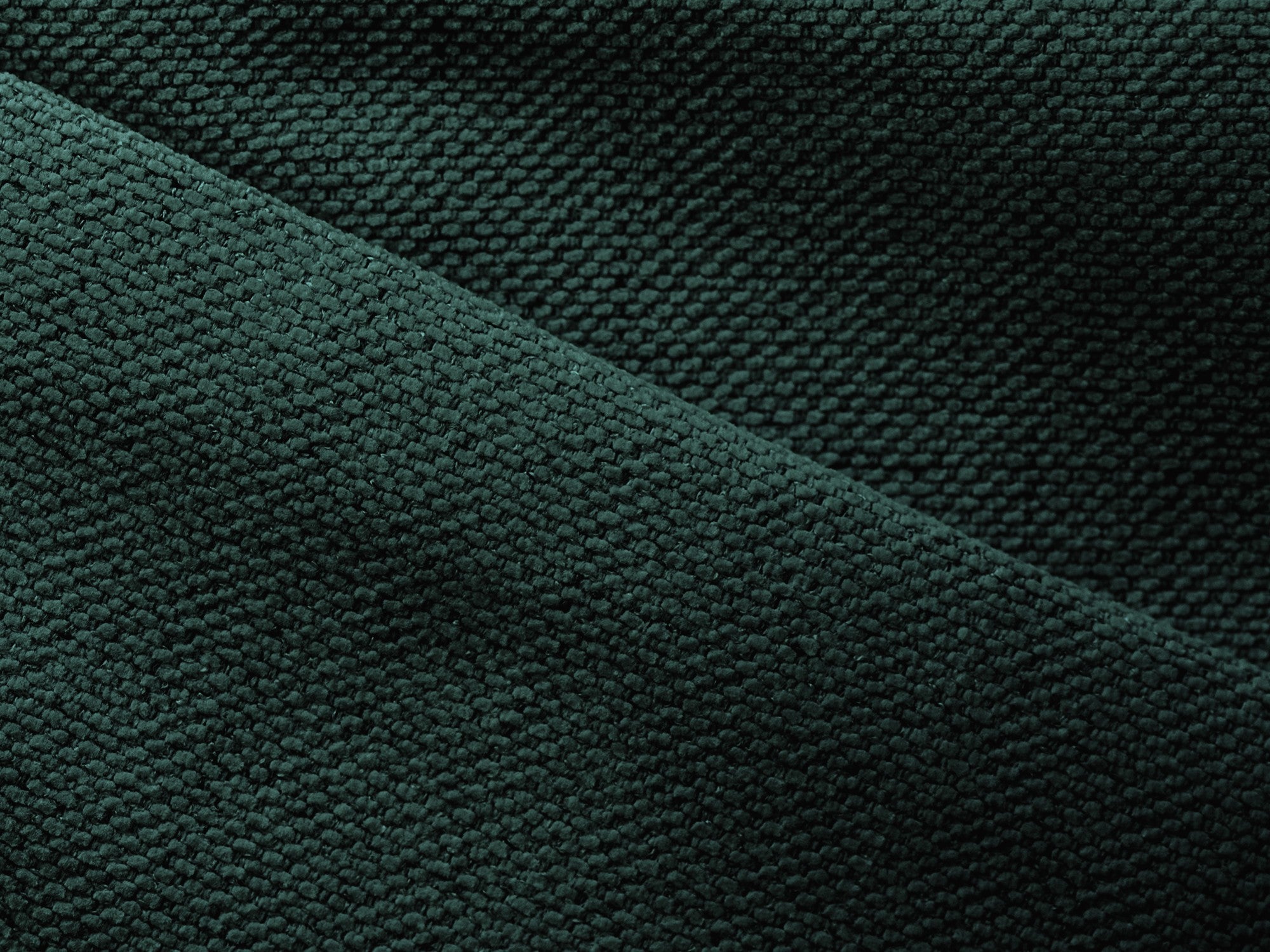 Linkerhoekbank met slaapfunctie KONA in flesgroen