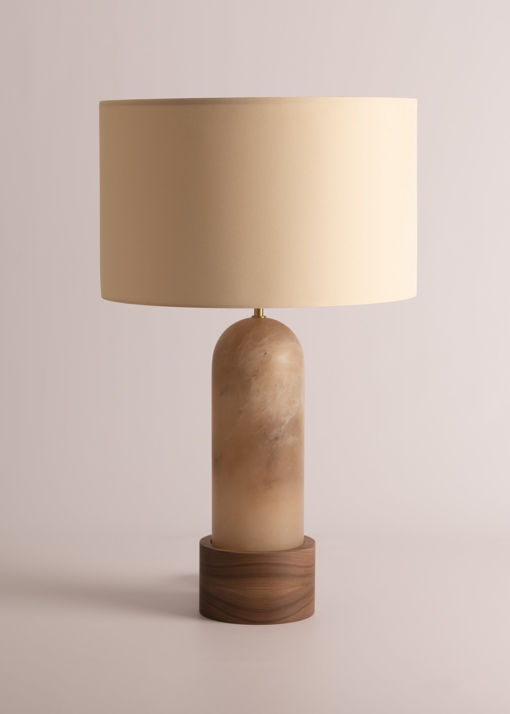Tischlampe PURA KELO dunkelbeige Alabaster
