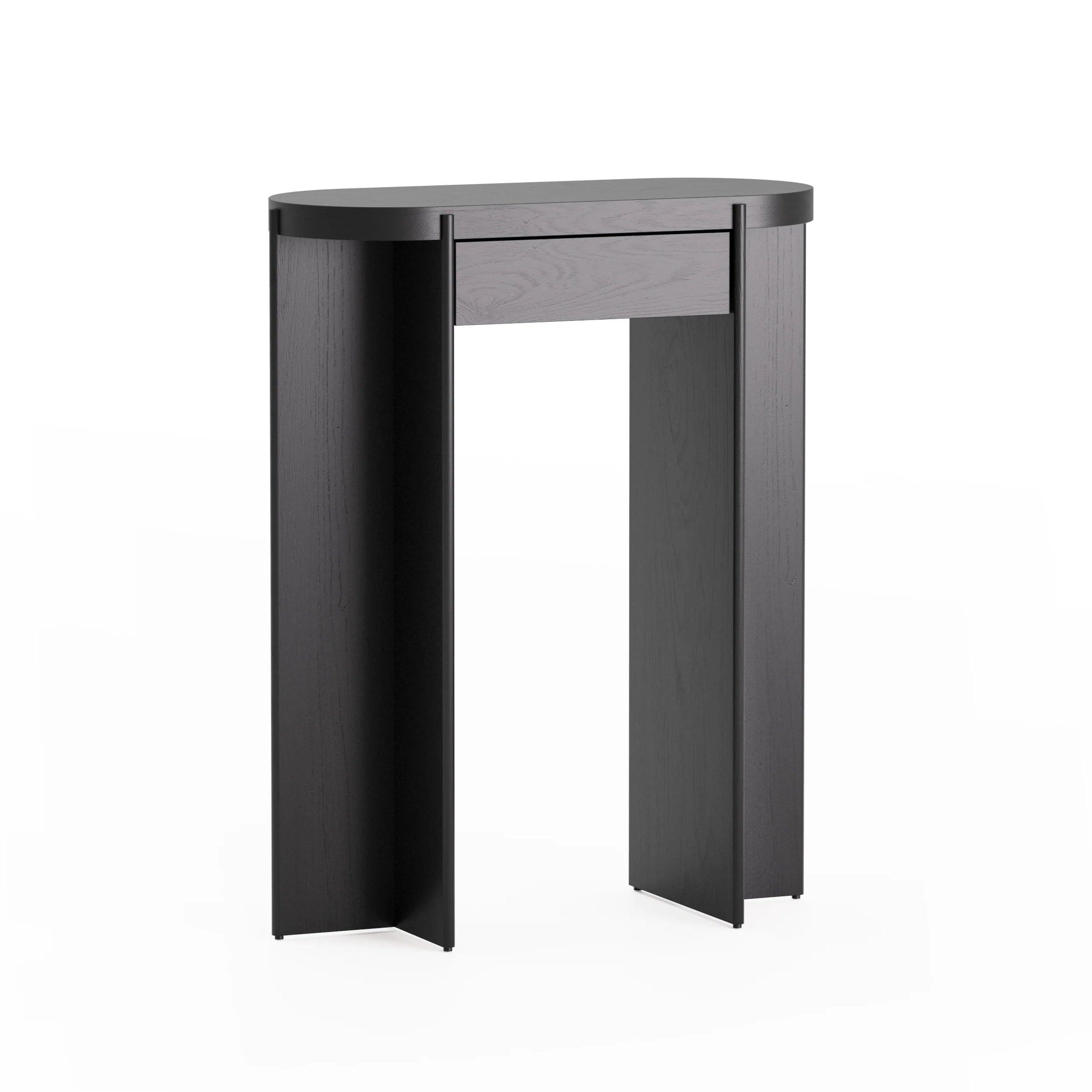 KIRU Console Black Oak Wood