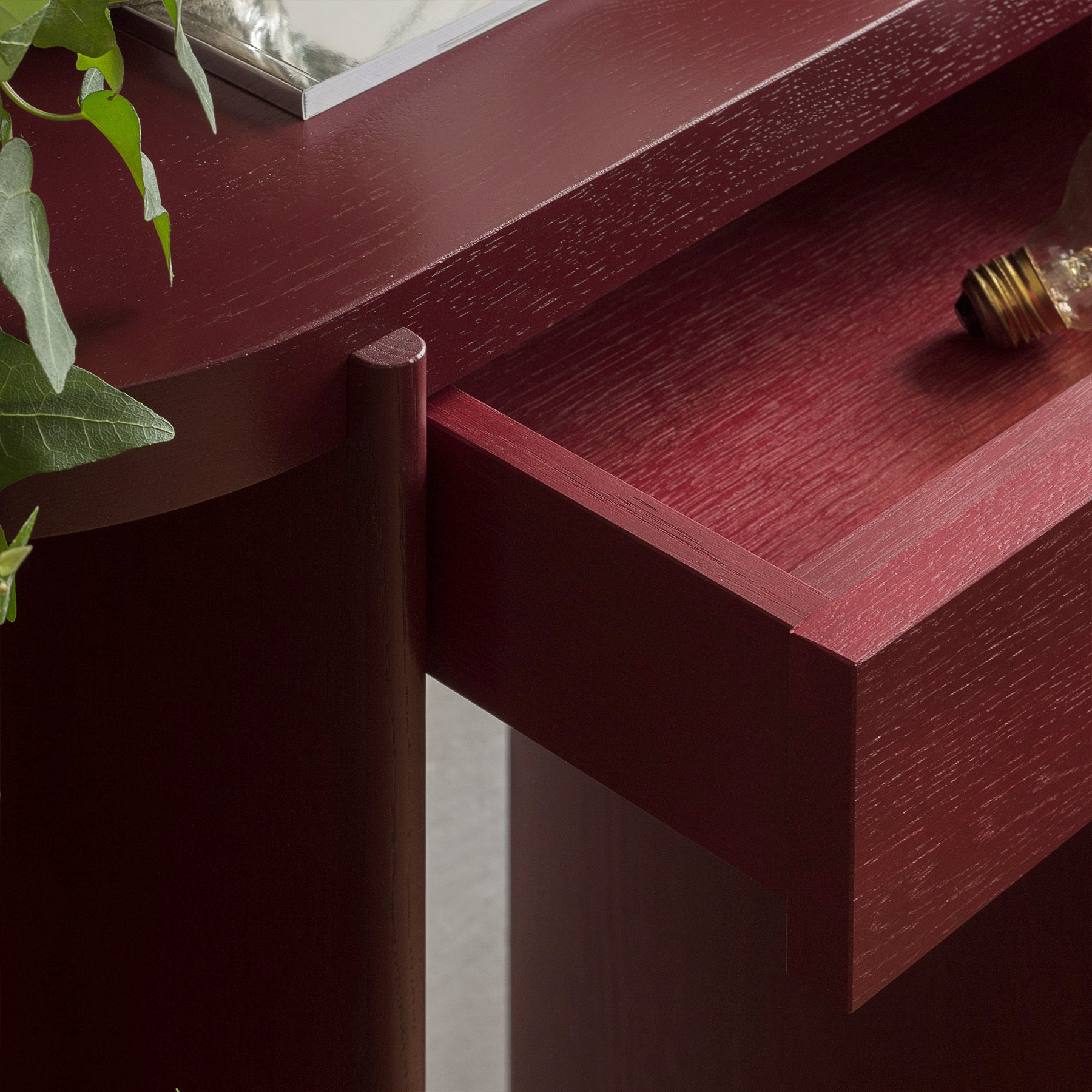 Konsola KIRU DUO donker eikenhout