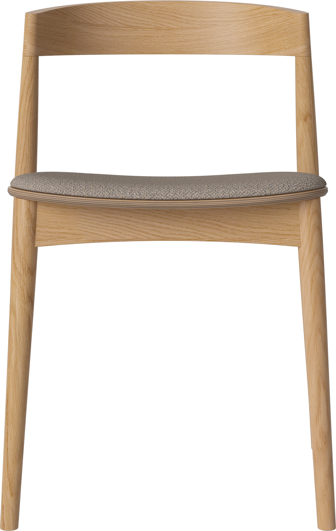 Kite Polsterstuhl mit einer Eichenbasis