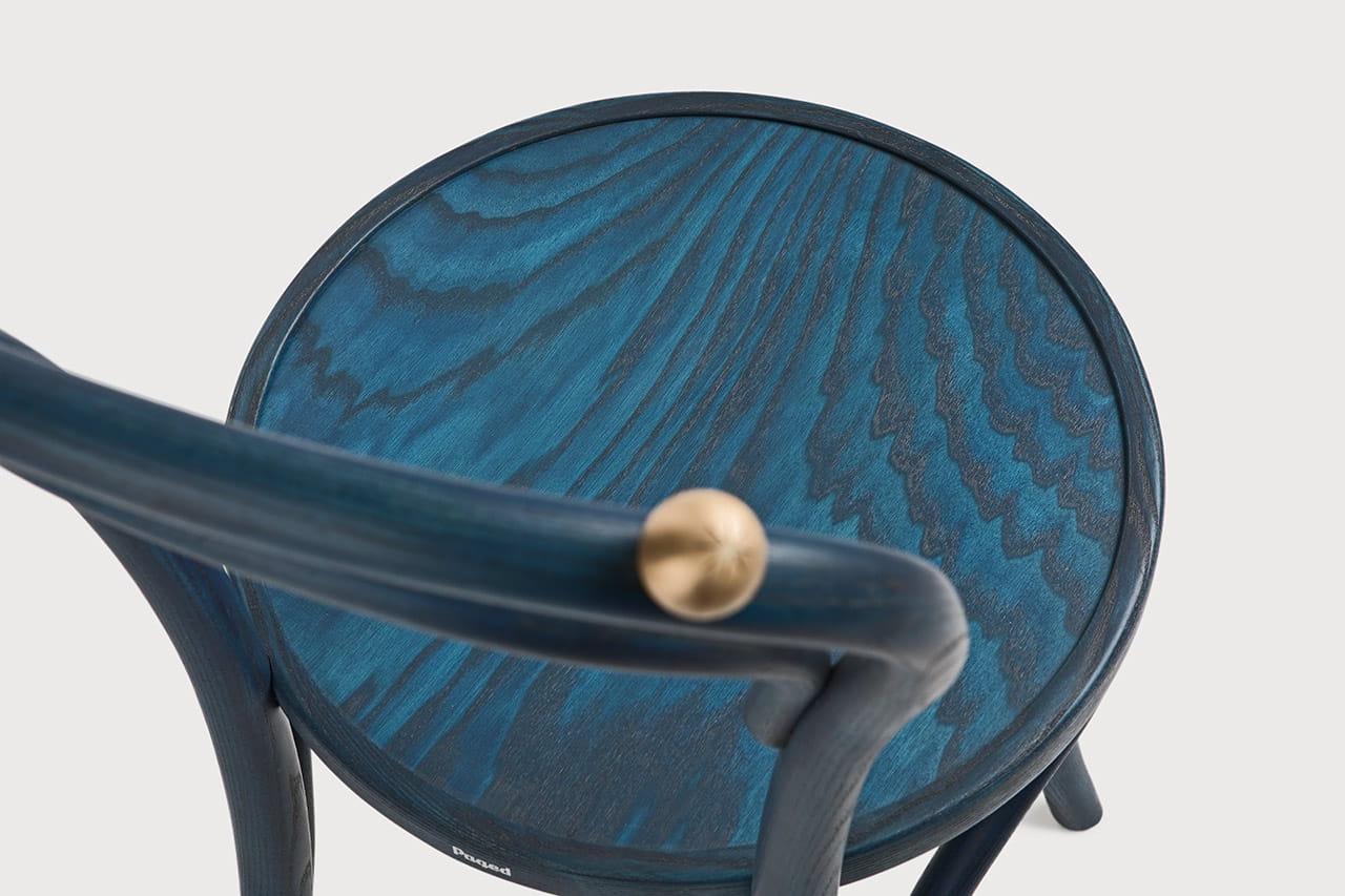 Chair A-1889 FUOCO BLA Jesion wood