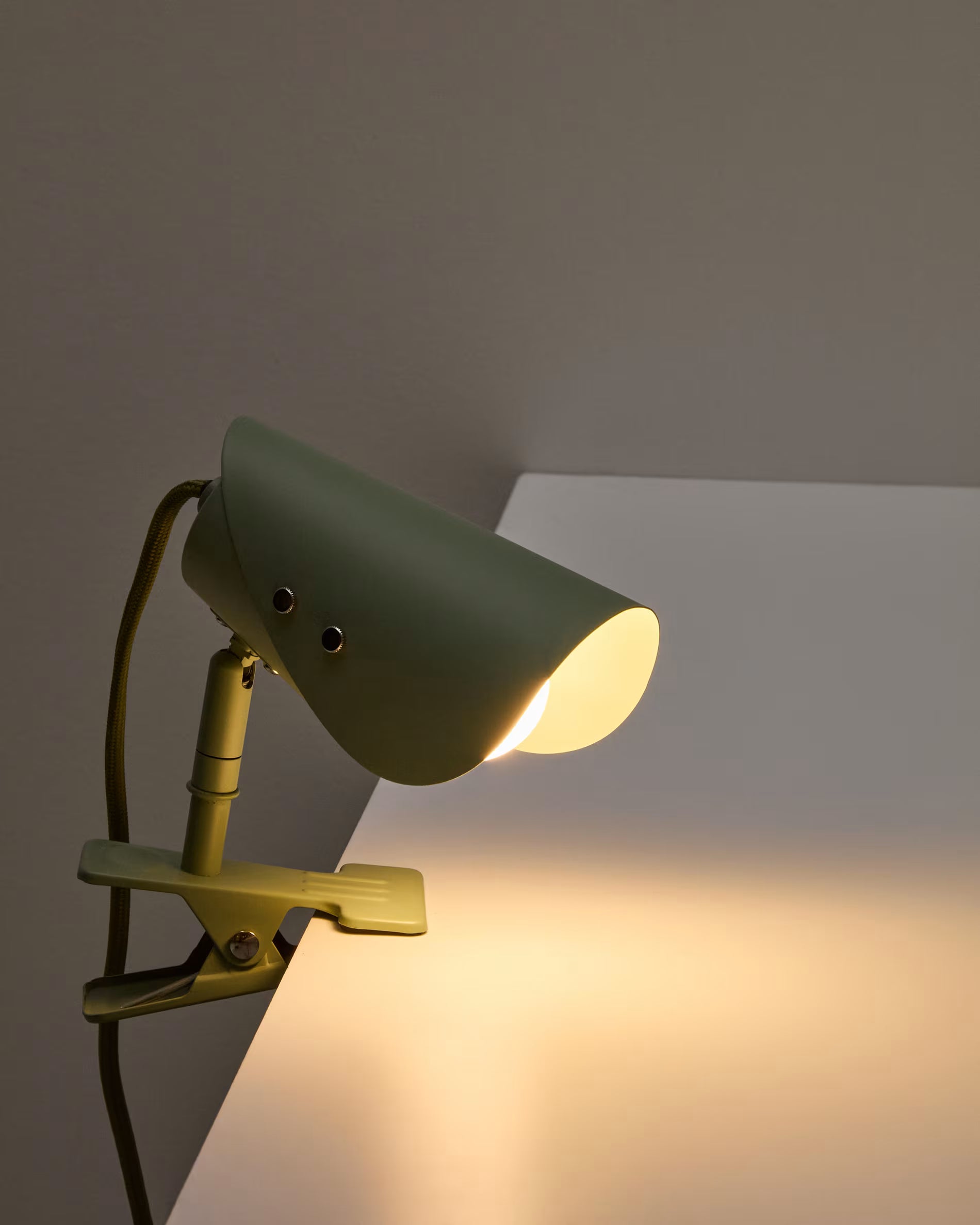 Bureau lamp met klem JULA groen