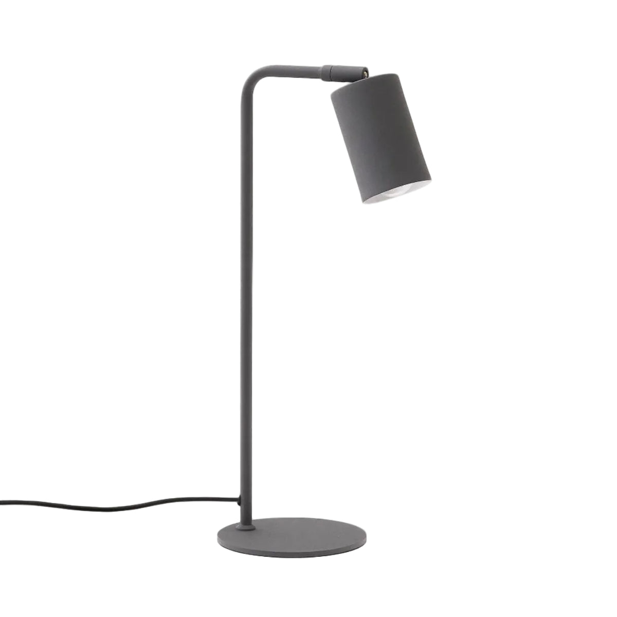Lampa biurkowa MANIE czarny metal z efektem żeliwa – Kave Home