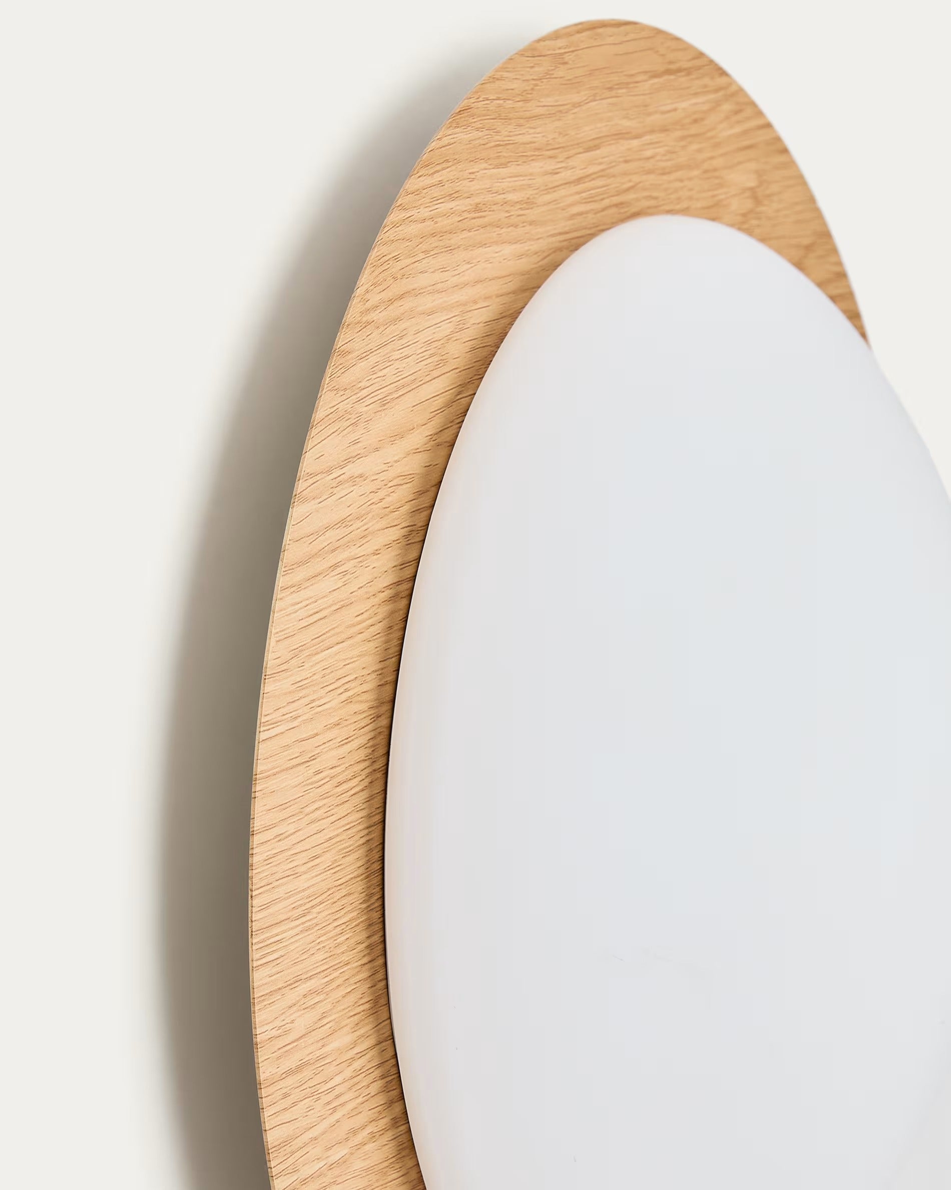 Plafond NOVAE lichtbruin staal met houtlook