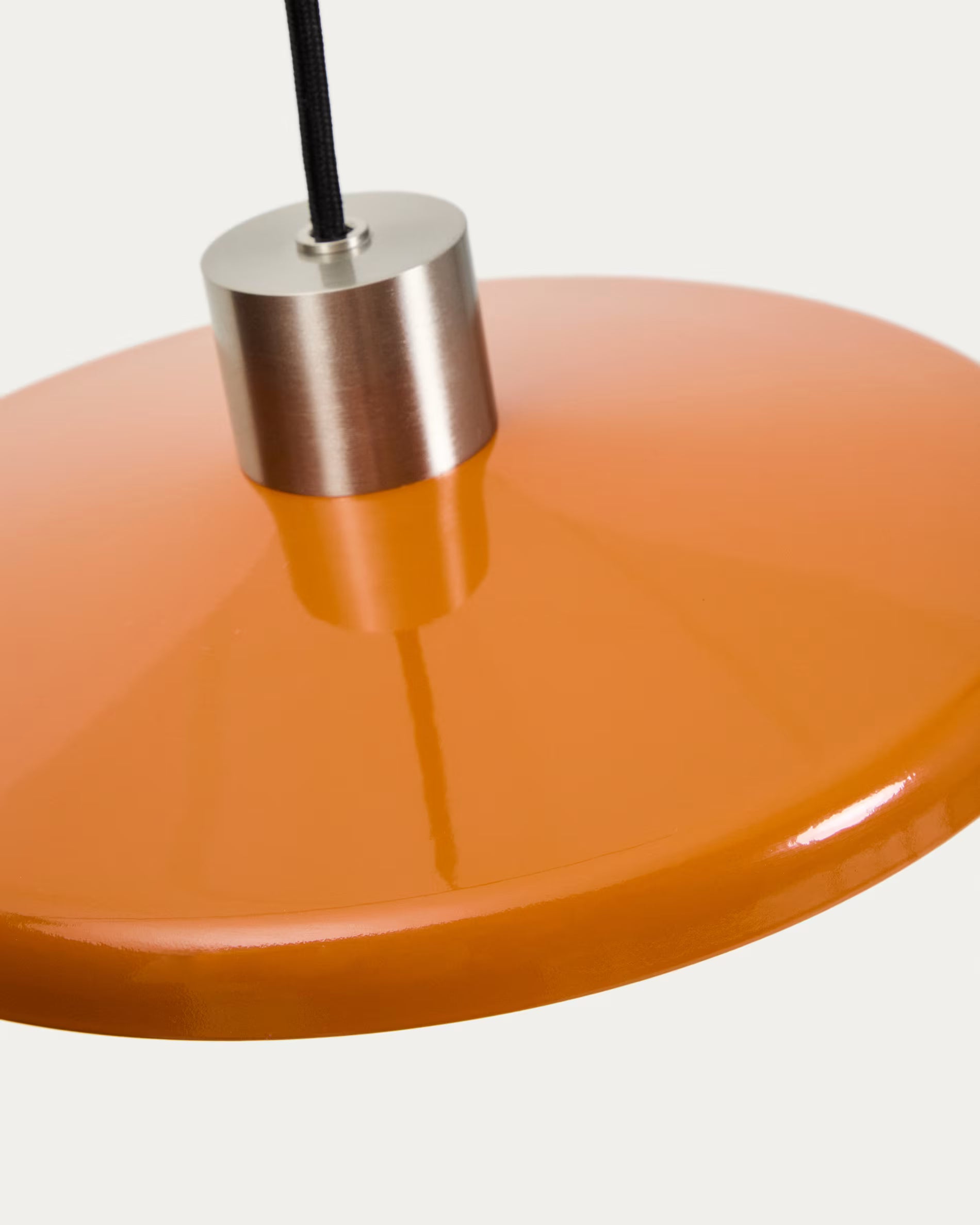 Hanglamp NUVIRA oranje met zilver