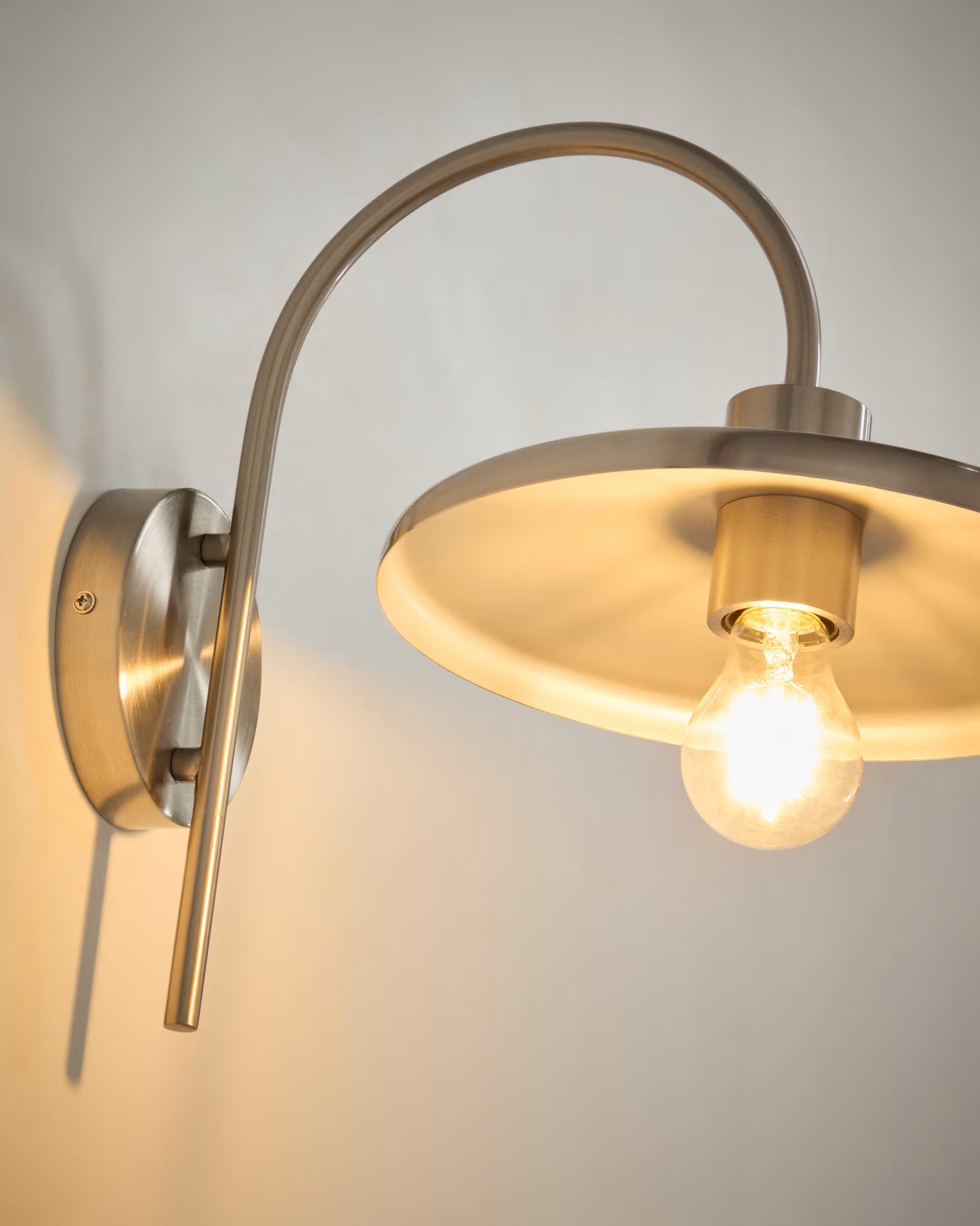 Wandlamp NUVIRA zilver