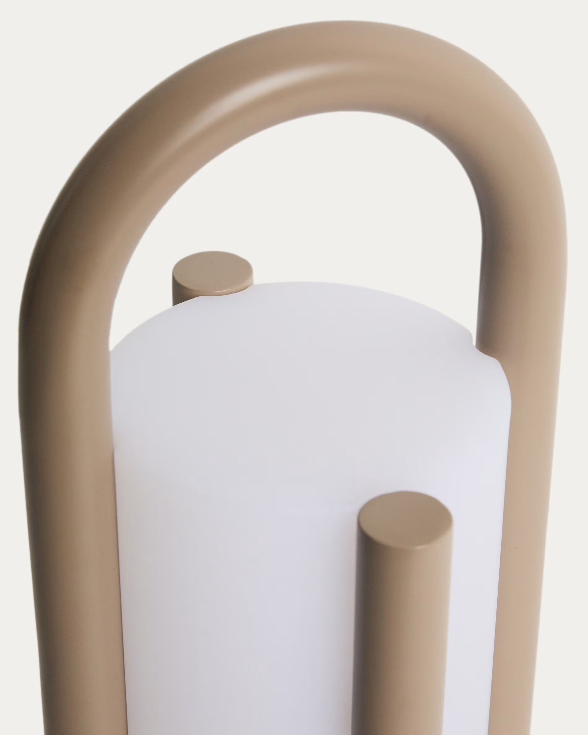 Draagbare tuinlamp LEROS taupe