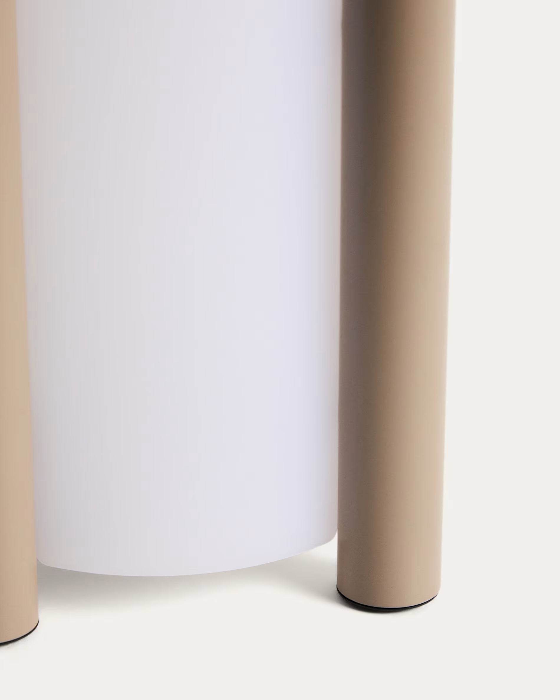 Draagbare tuinlamp LEROS taupe