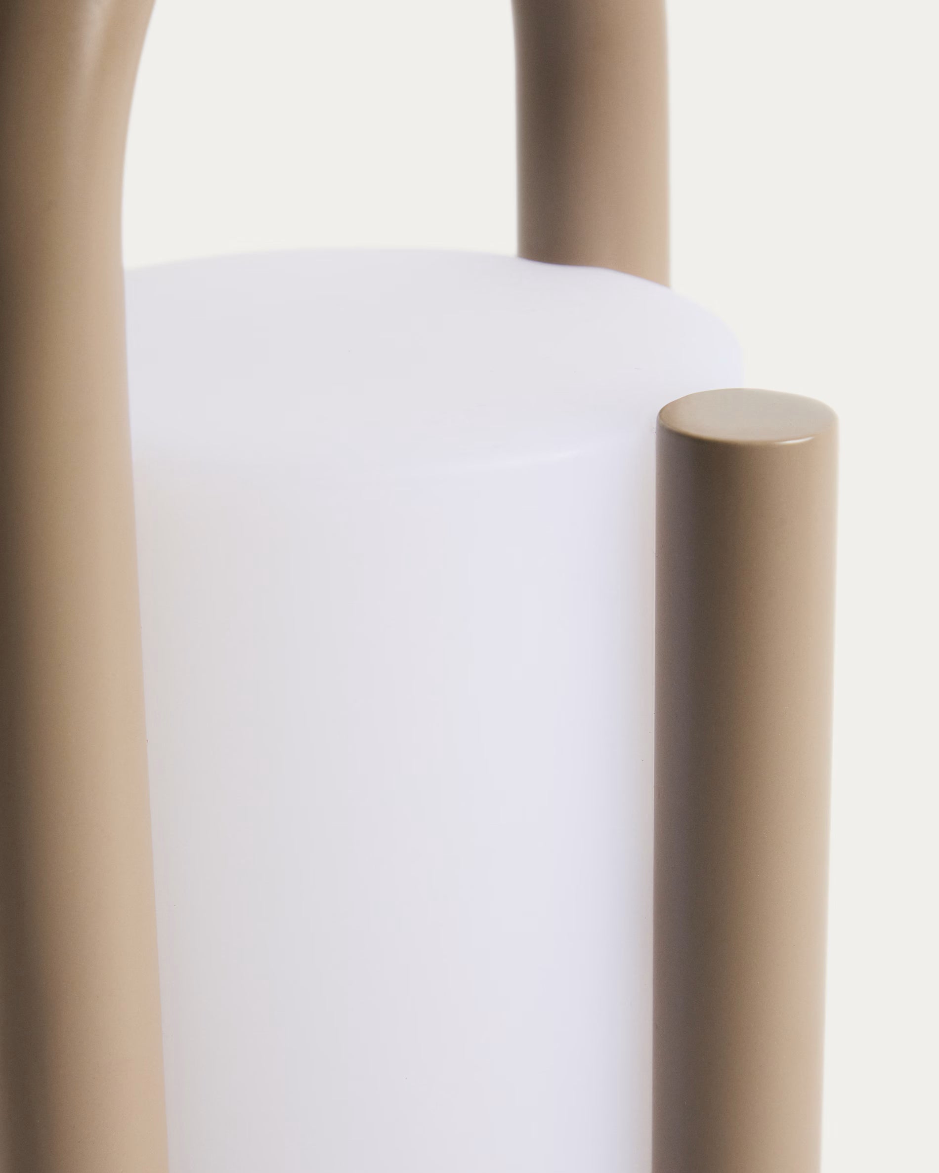 Draagbare tuinlamp LEROS taupe