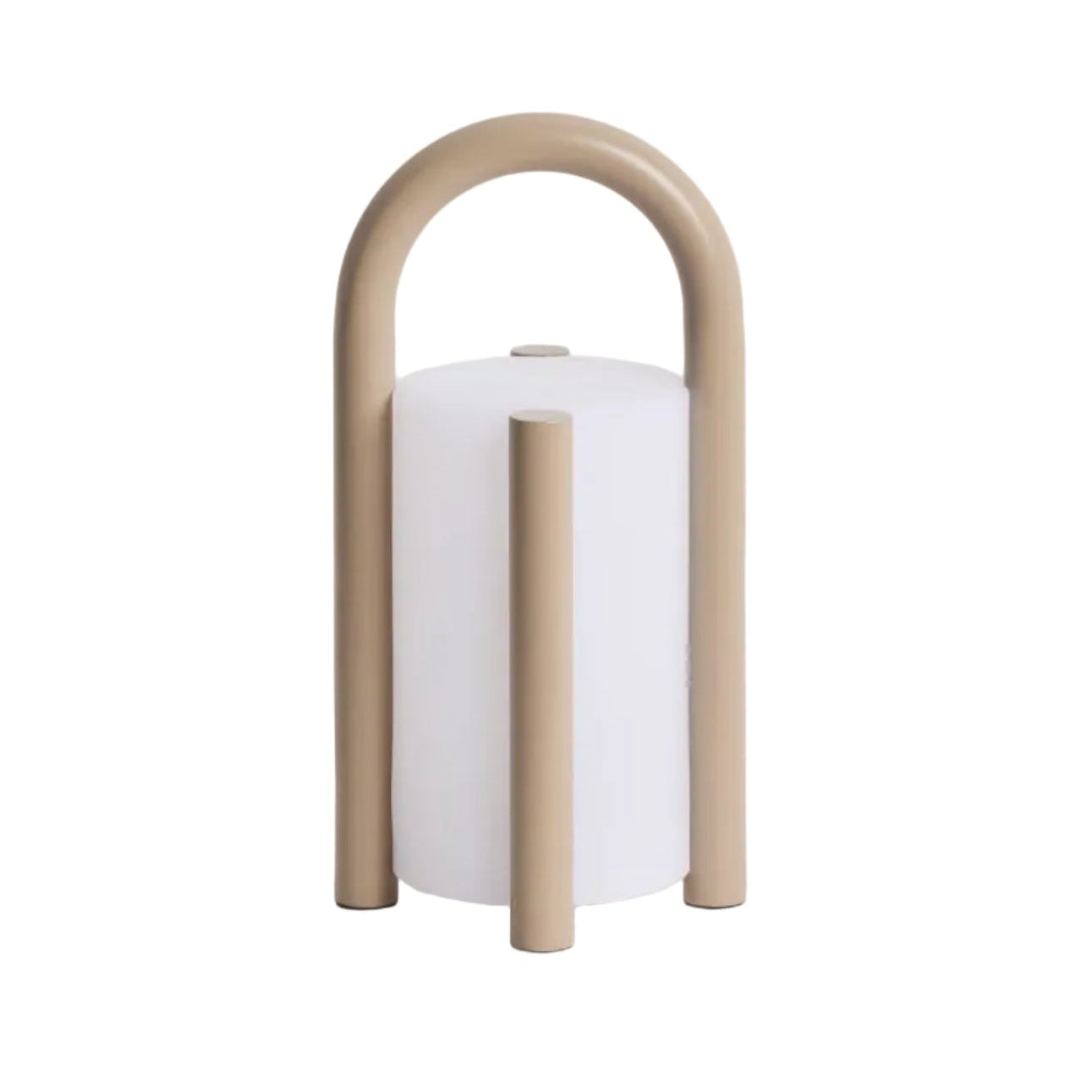 Draagbare tuinlamp LEROS taupe