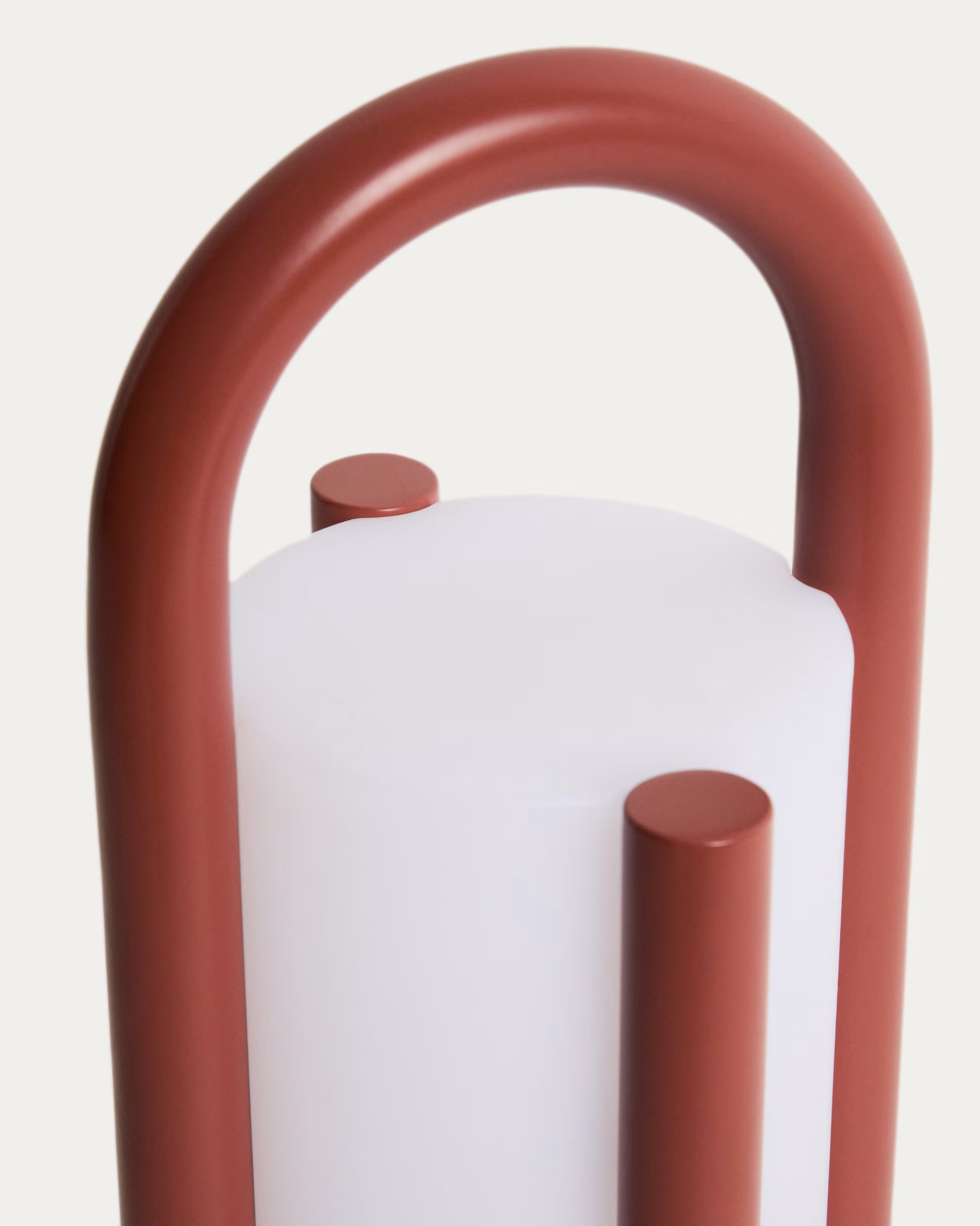 Draagbare tuinlamp LEROS terracotta