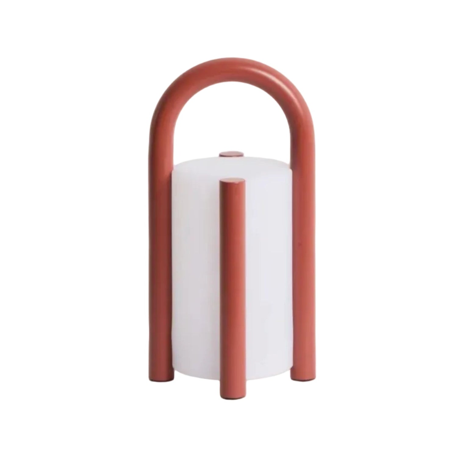 Draagbare tuinlamp LEROS terracotta
