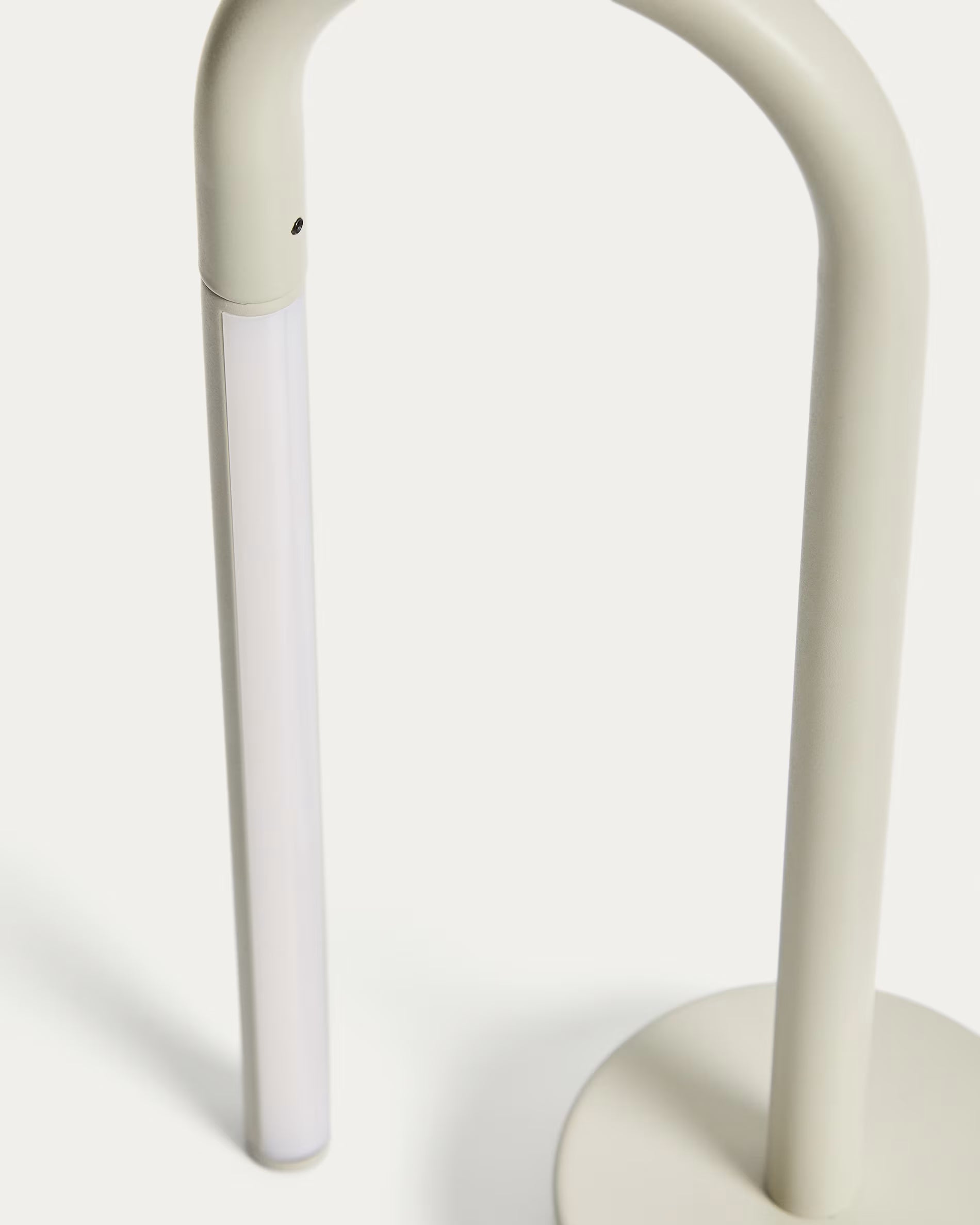 Tragbare Lampe BOW hellgrau