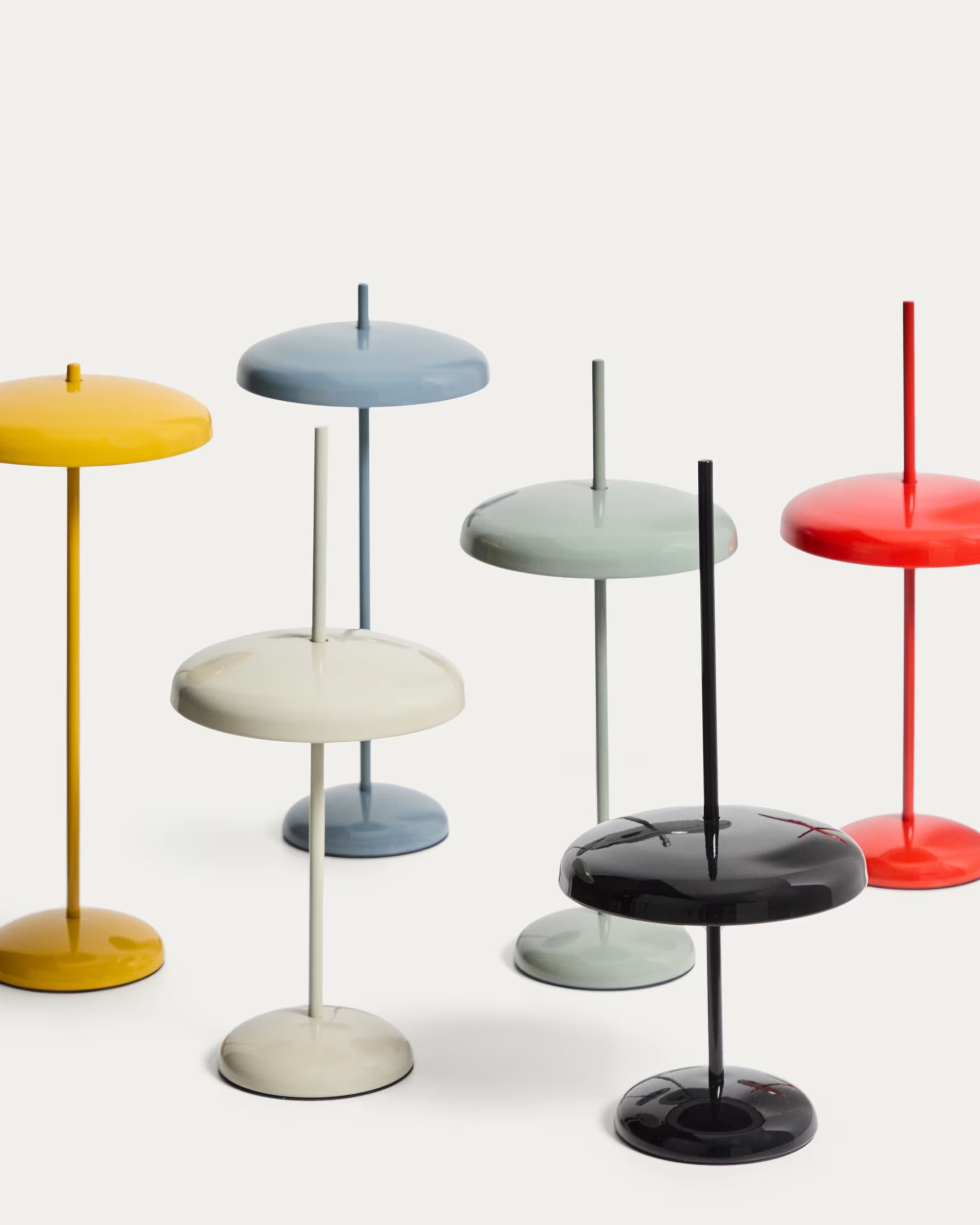 Draagbare lamp PORTE lichtblauw