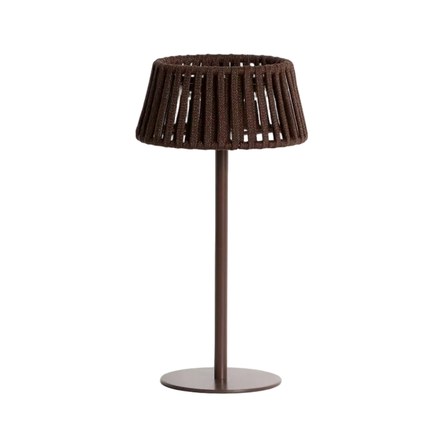 Solar-Gartenlampe ALDET braun