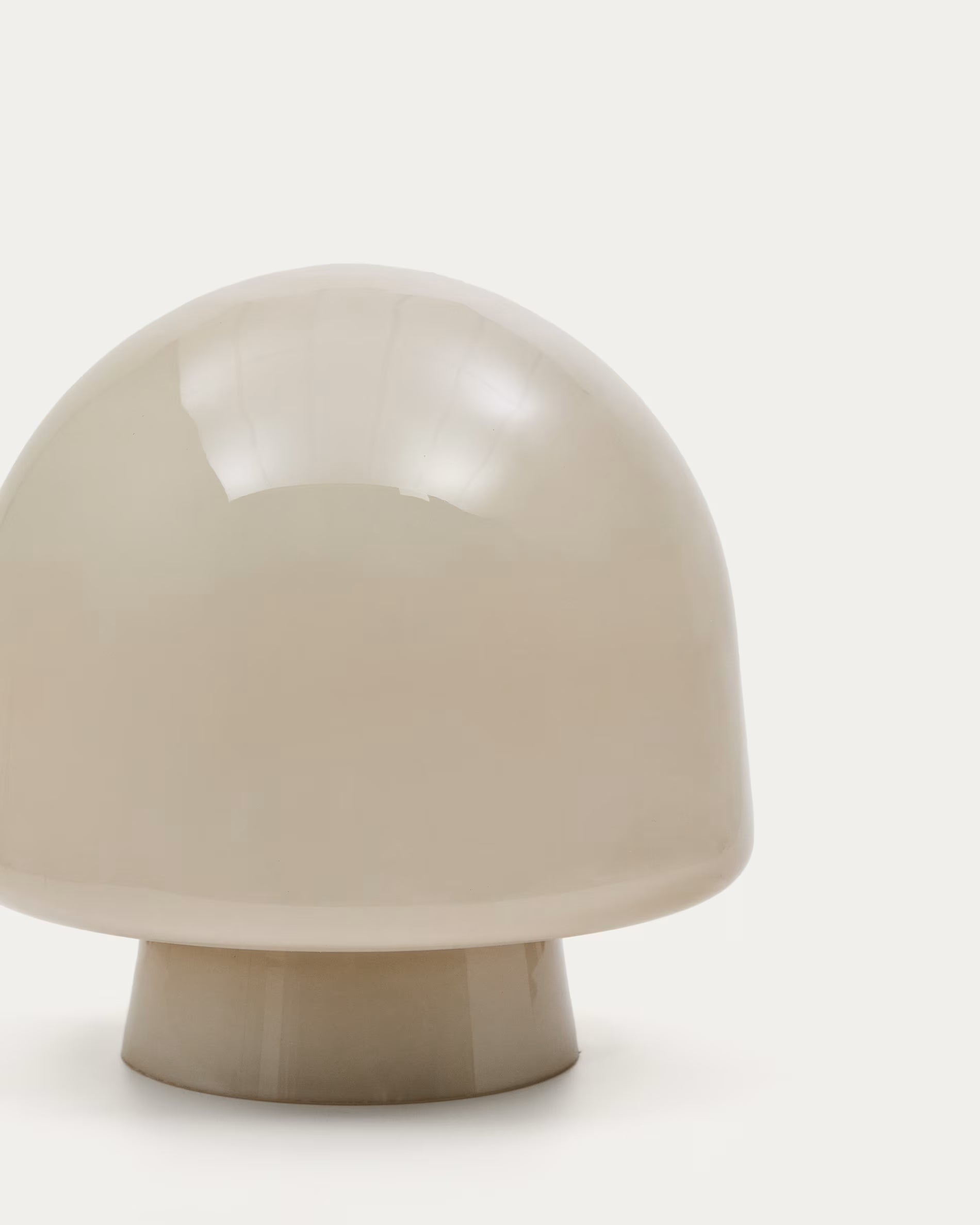 Tafellamp REIG grijs glas