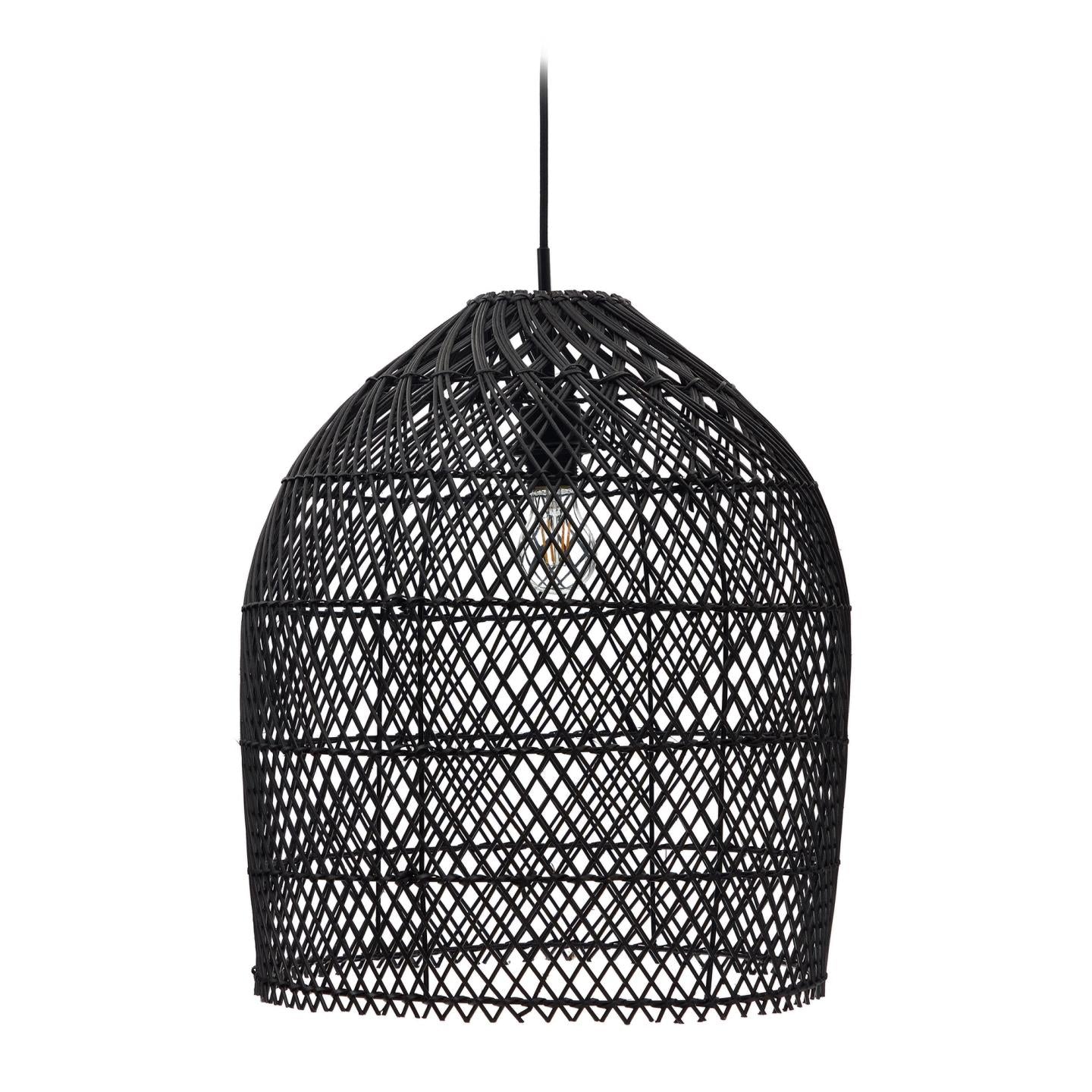 Lampa wisząca DOMITILA czarny rattan La Forma Eye on Design