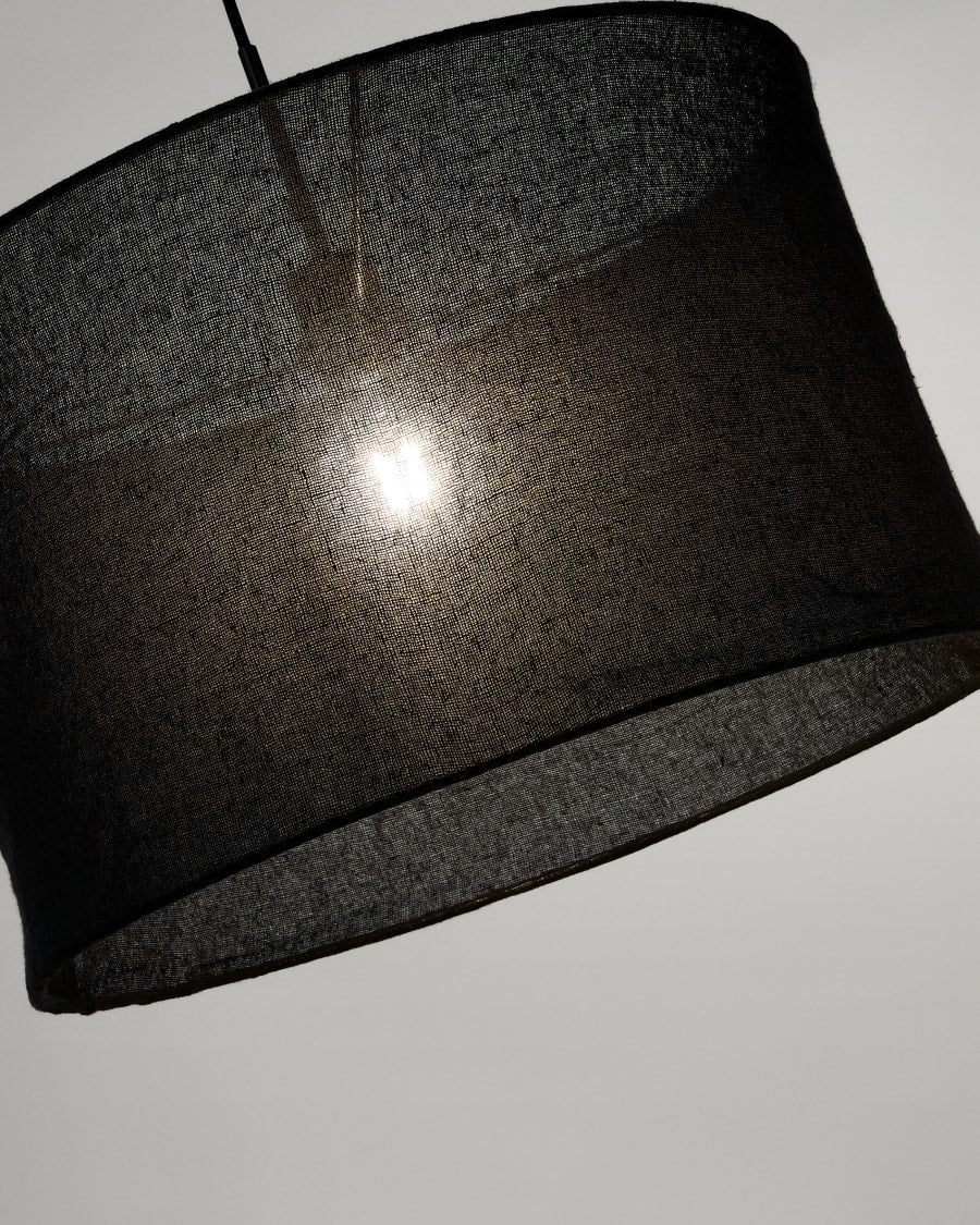 Lampenschirm der hängenden Lampe Mariela Czarny Liniana