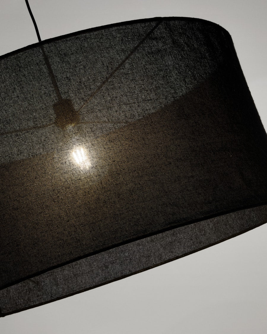 Lampenschirm der hängenden Lampe Mariela Czarny Liniana