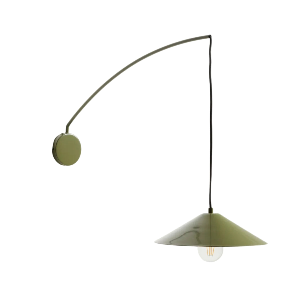 Kinkiet KALLY zielony metal – Kave Home