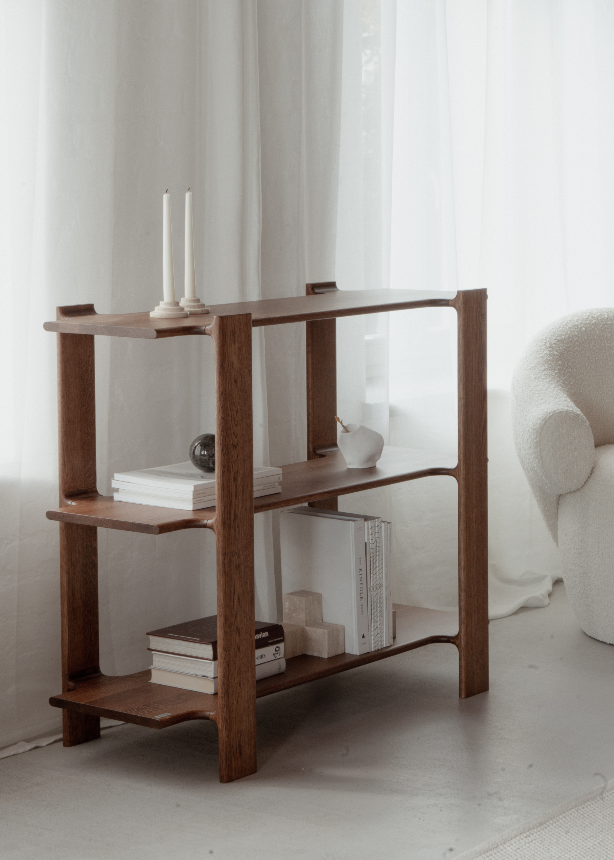 Kast LIGO crème eikenhout