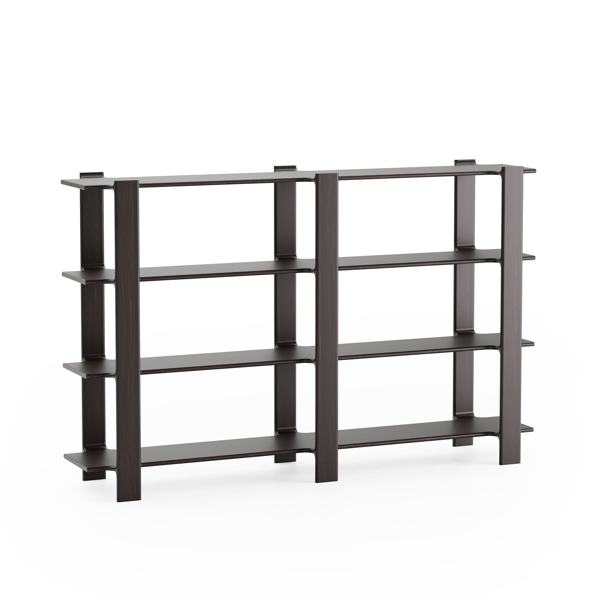 LIGO DUO Shelf in Ebony Oak Wood