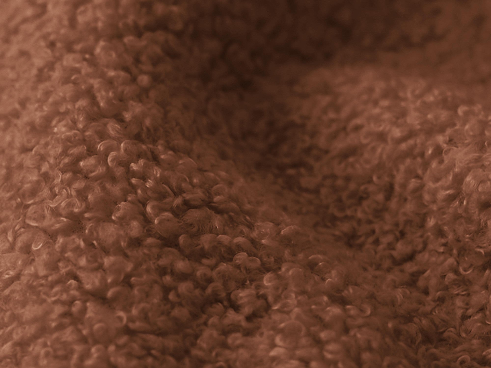 Sofa 3-zits met slaapfunctie LOHI terracotta boucle