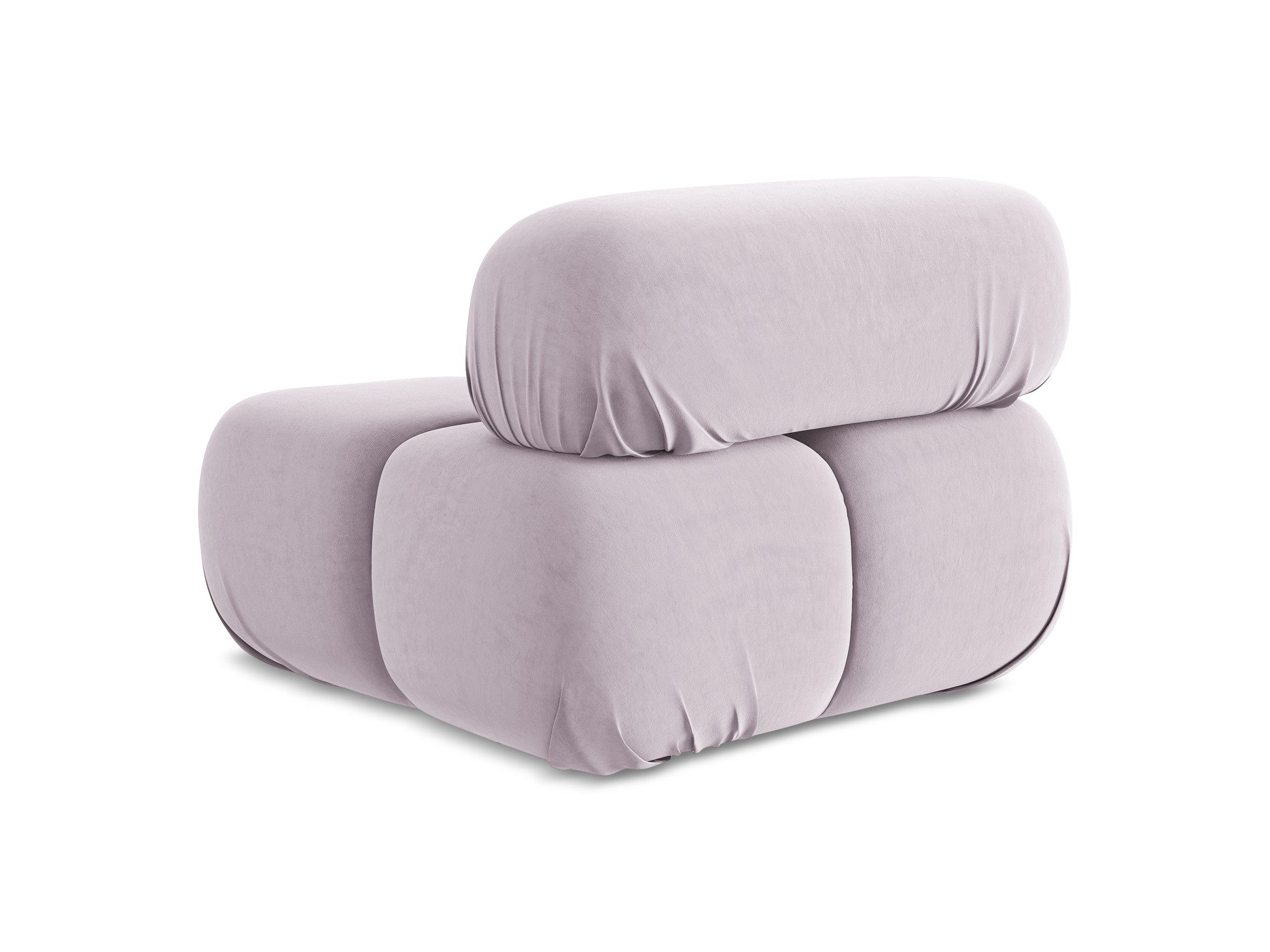 Armchair / velvet module LOKUA lavender