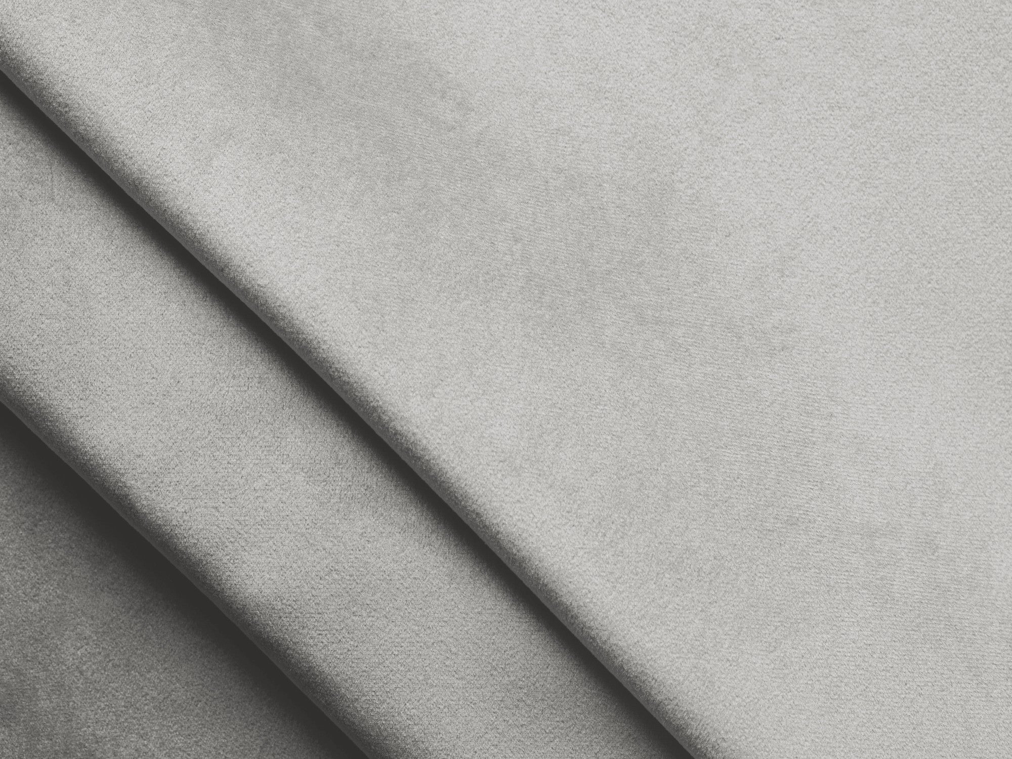 Modulaire fluwelen bank 3-zits LOKUA zilver