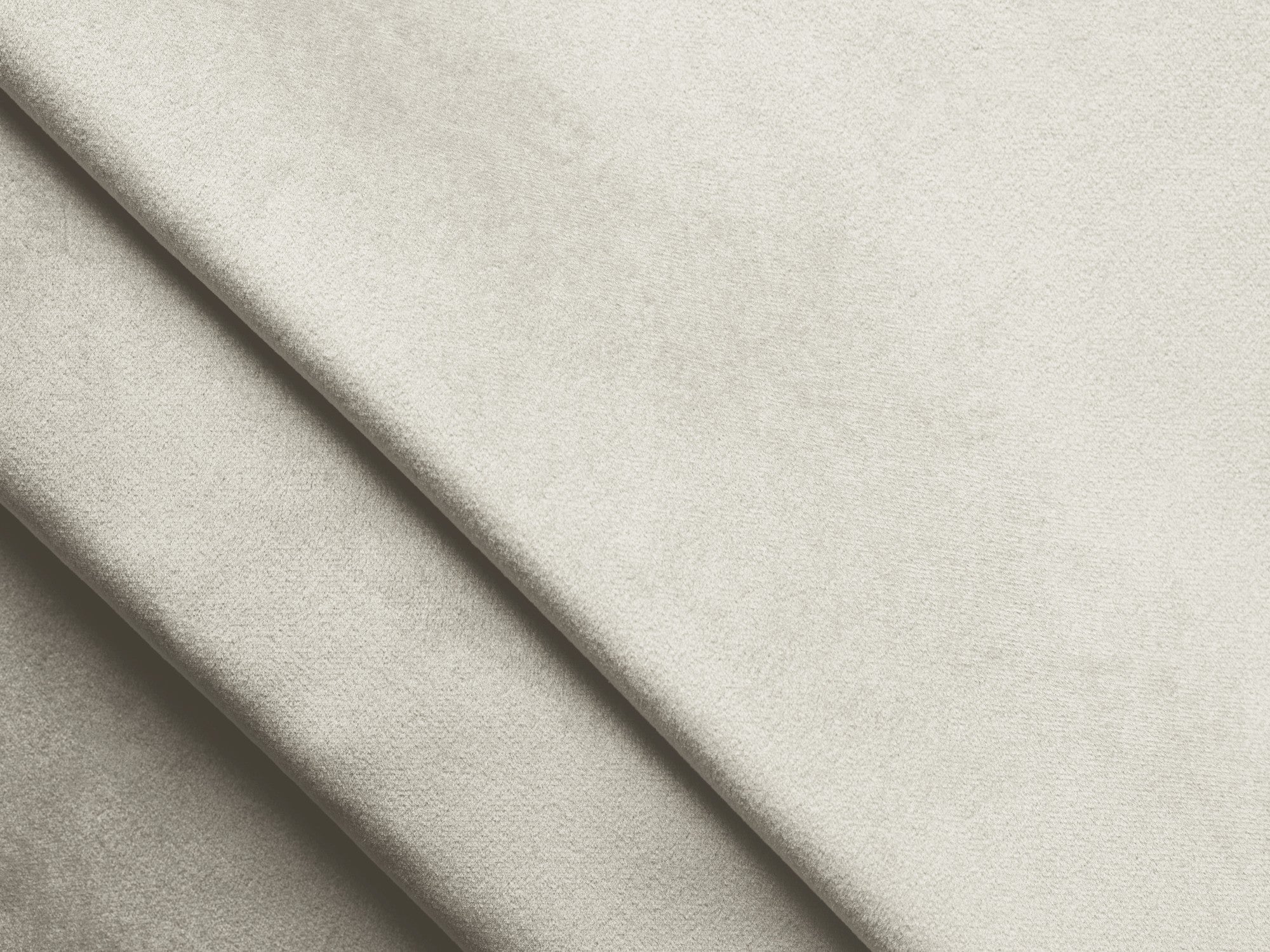 Modularer Samt-Ecksofa LOKUA in Hellbeige