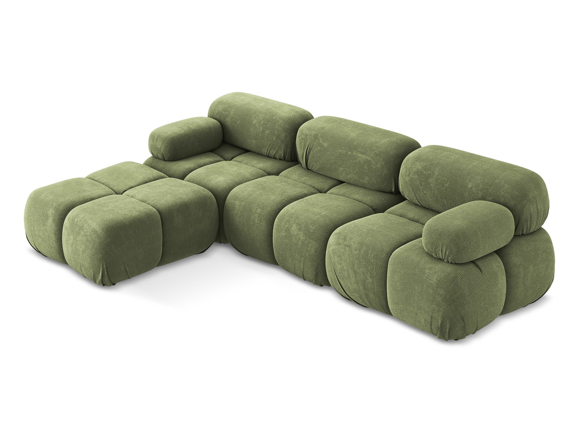 Modularer Universalecksofa LOKUA grün Chenille