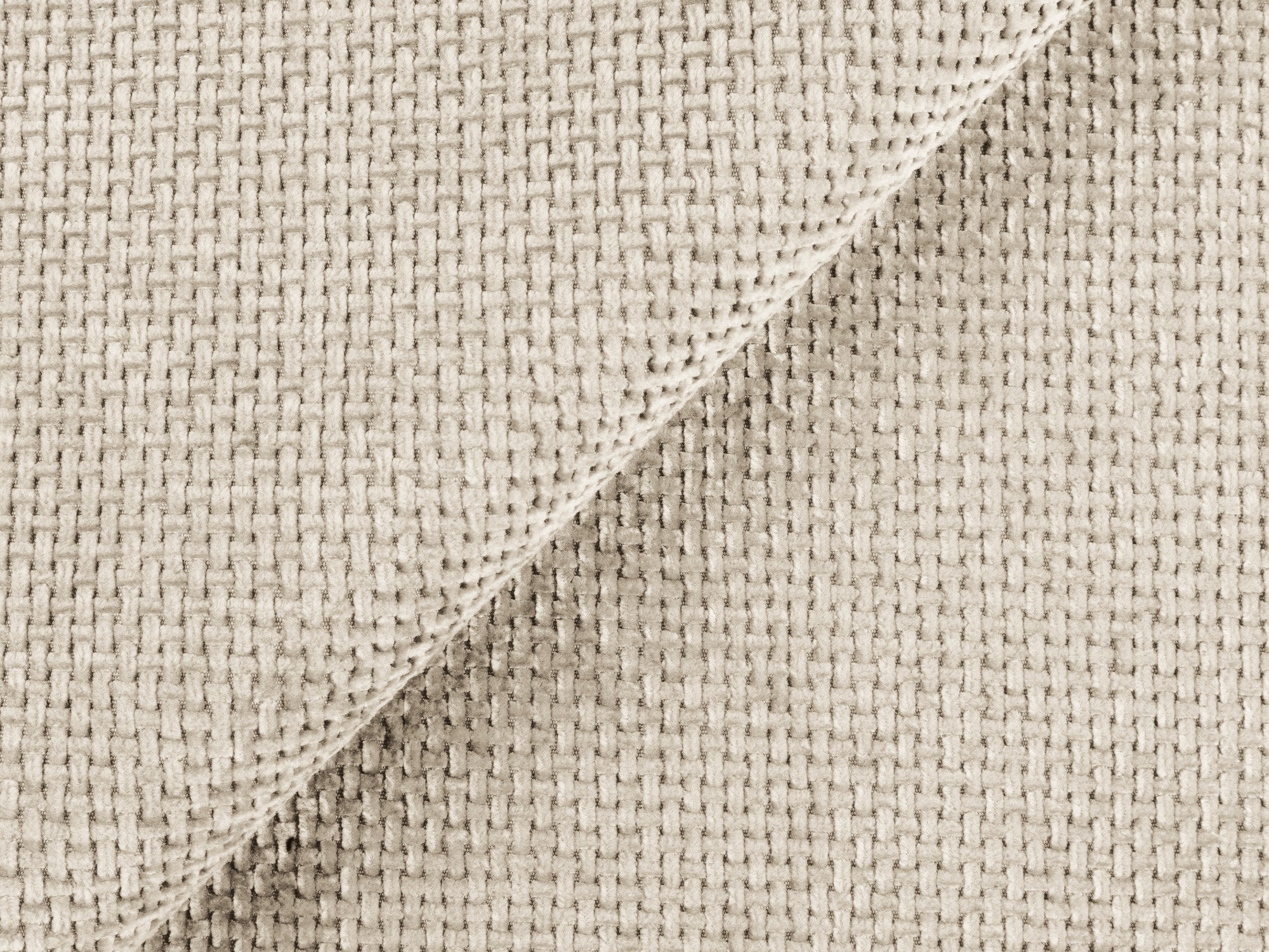 Modularer linksseitiger Ecksofa LOKUA hellbeige Chenille