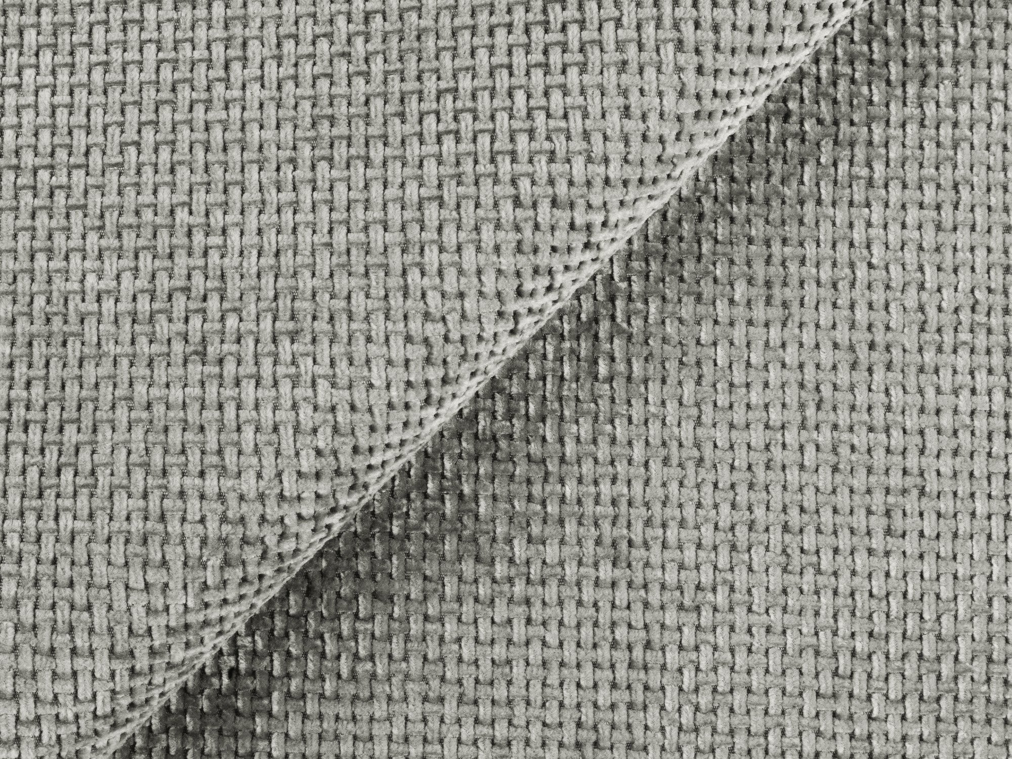 Modulaire linkerhoekbank LOKUA lichtgrijs chenille