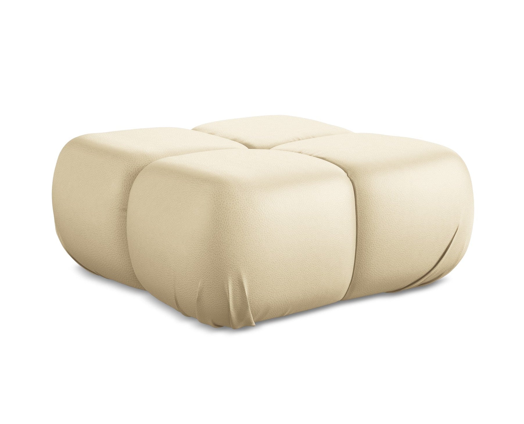 Puf / module LOKUA beige ecologische leer