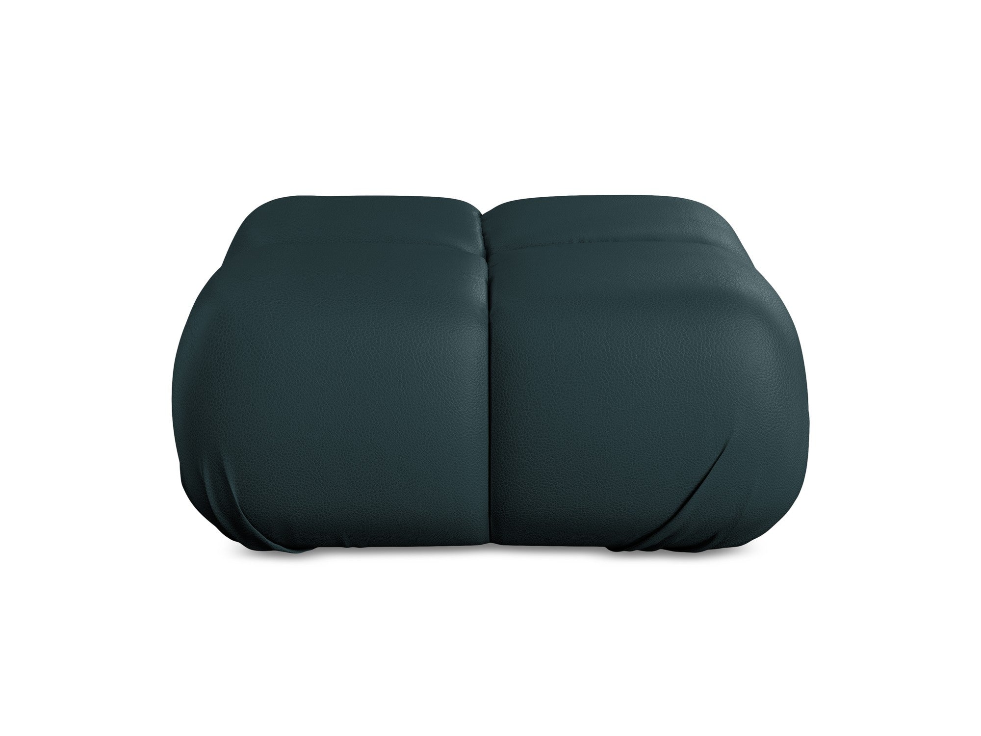 Pouf / module LOKUA sea green eco-leather