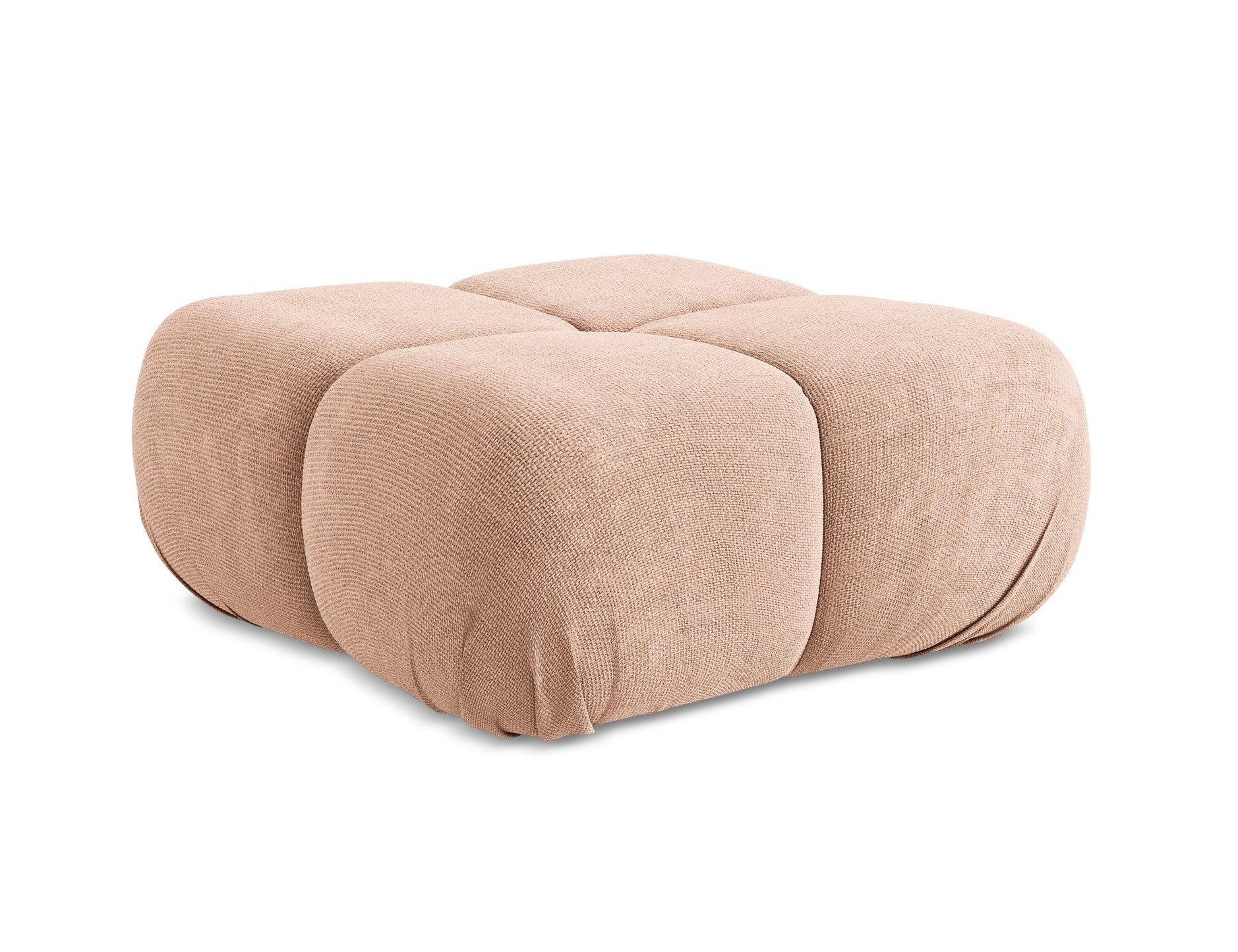Pouf / module LOKUA peach chenille