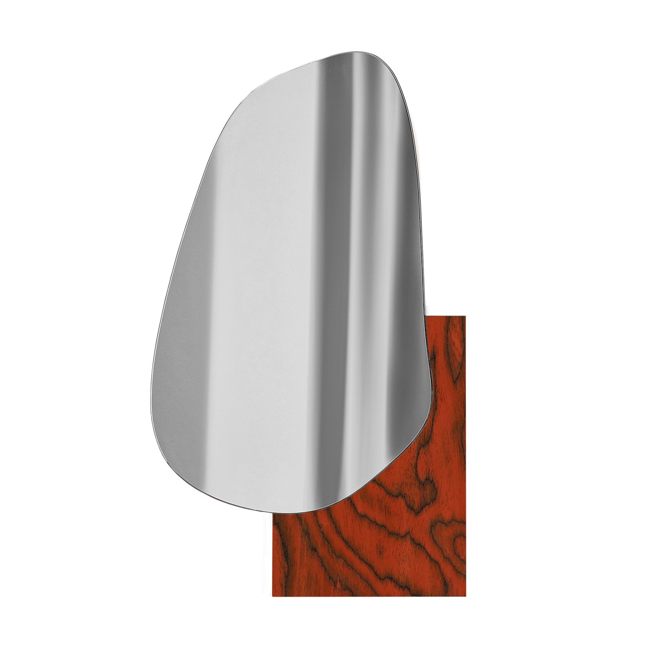 Lustro LAKE 3 ALPI rood houten fineer